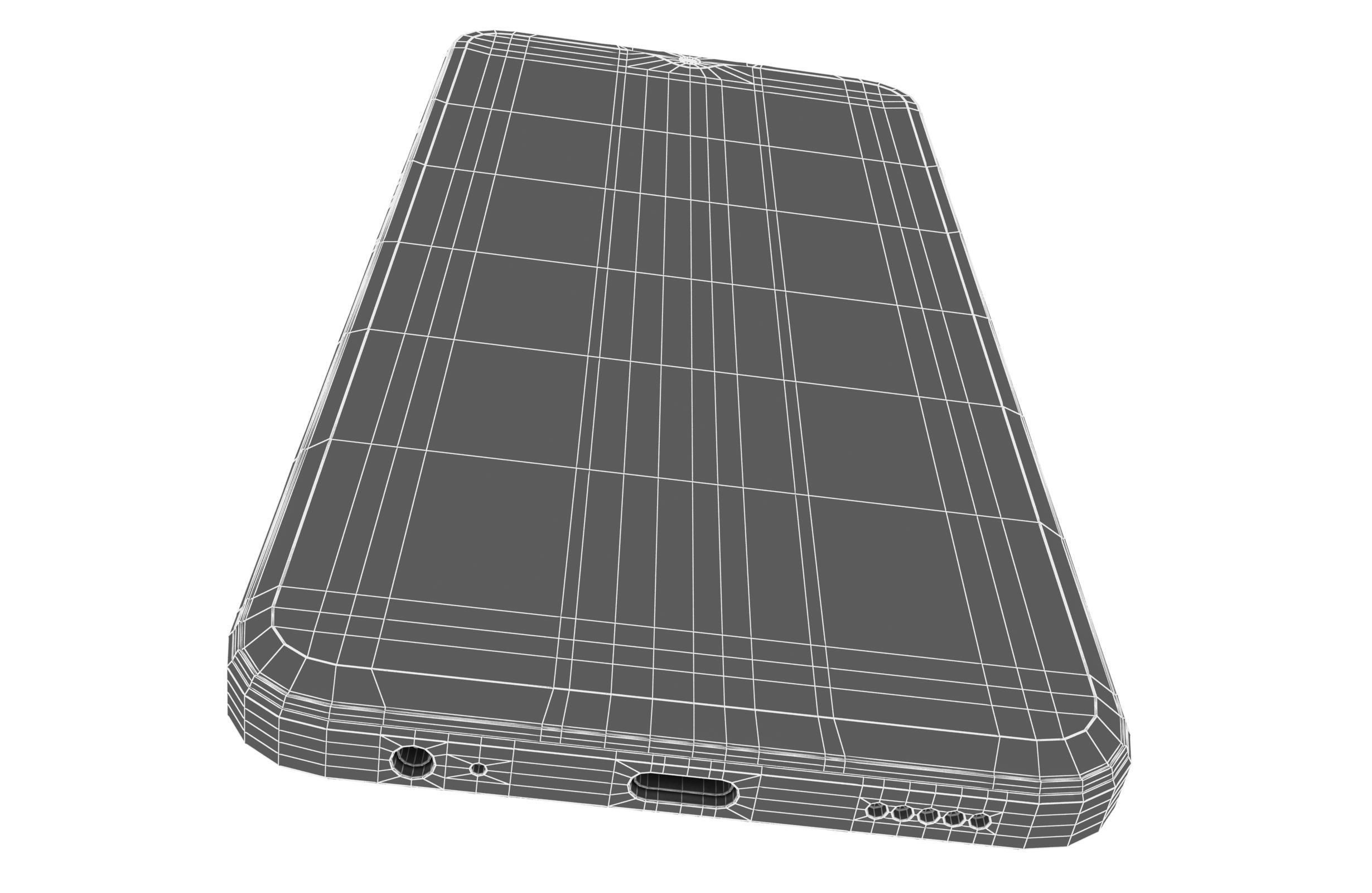 Honor Play 40 Blue Low-poly 3D model_19