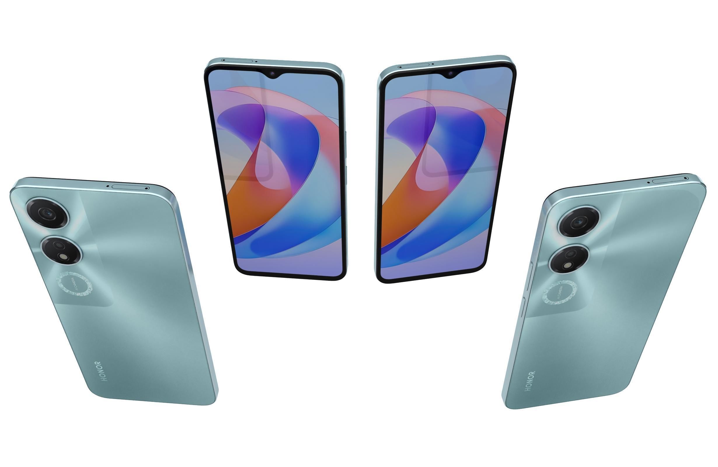 Honor Play 40 Green 3D model_5