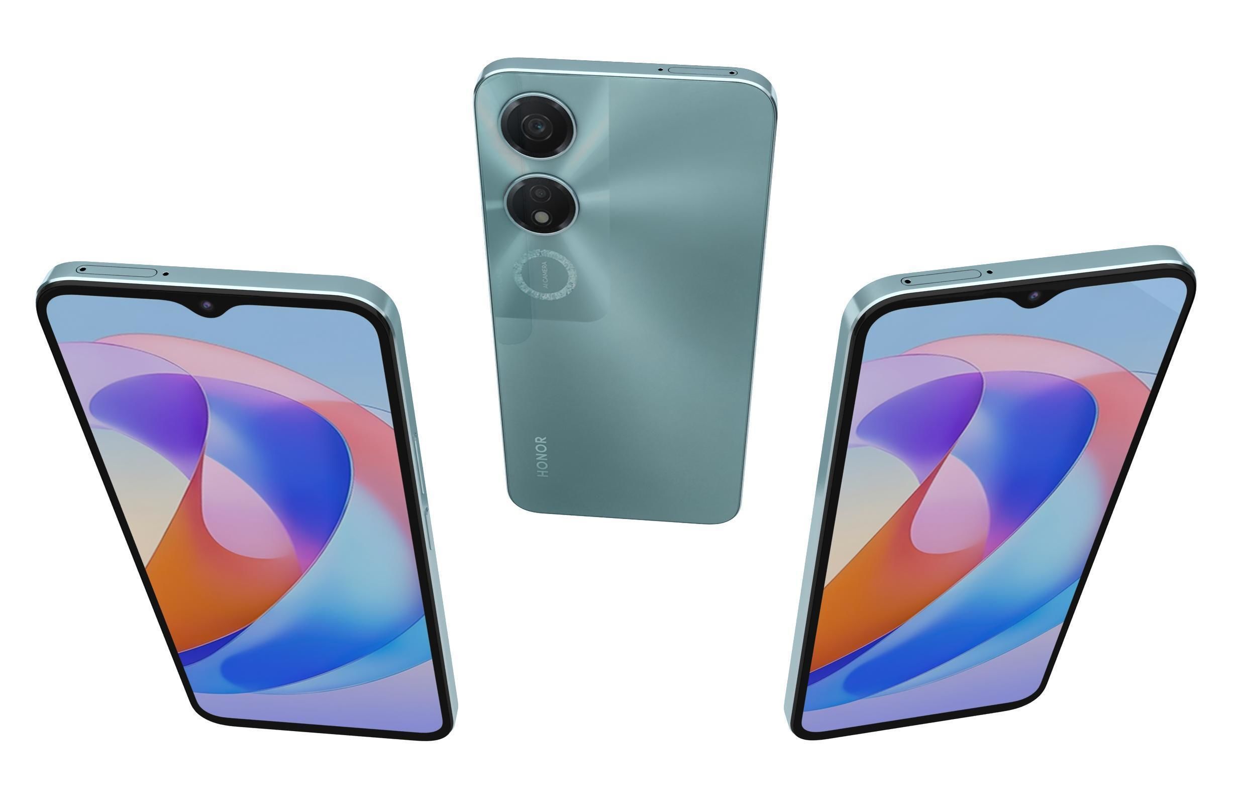 Honor Play 40 Green 3D model_4