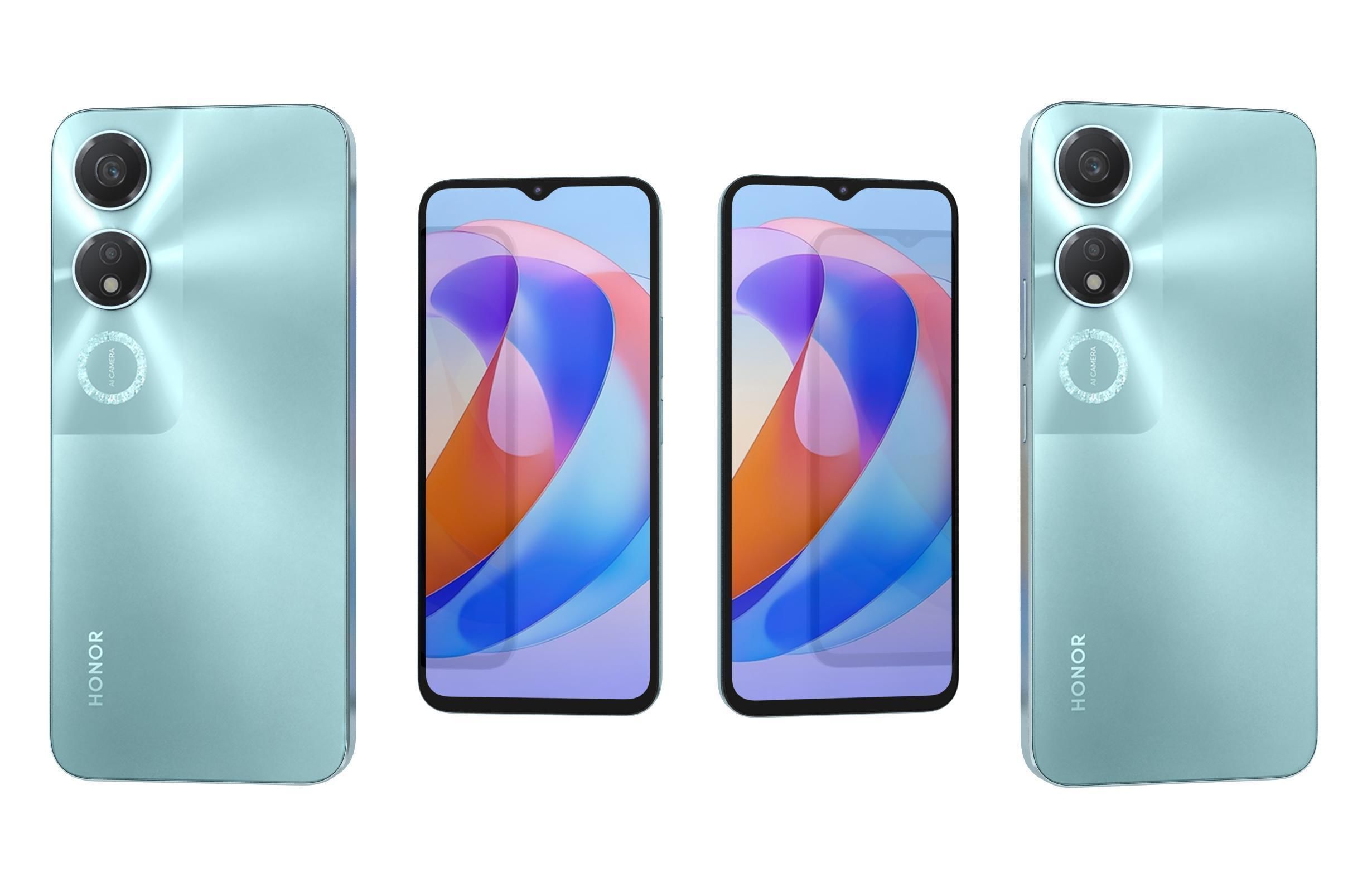 Honor Play 40 Green 3D model_3