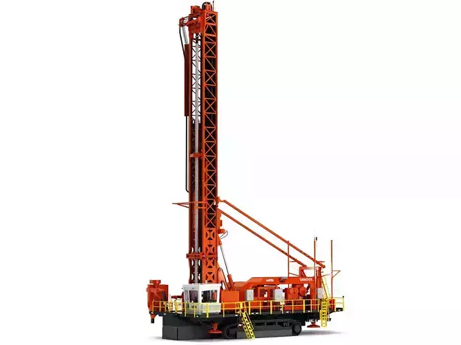 Rotary Blasthole Drill Rig DR416i 3D model
