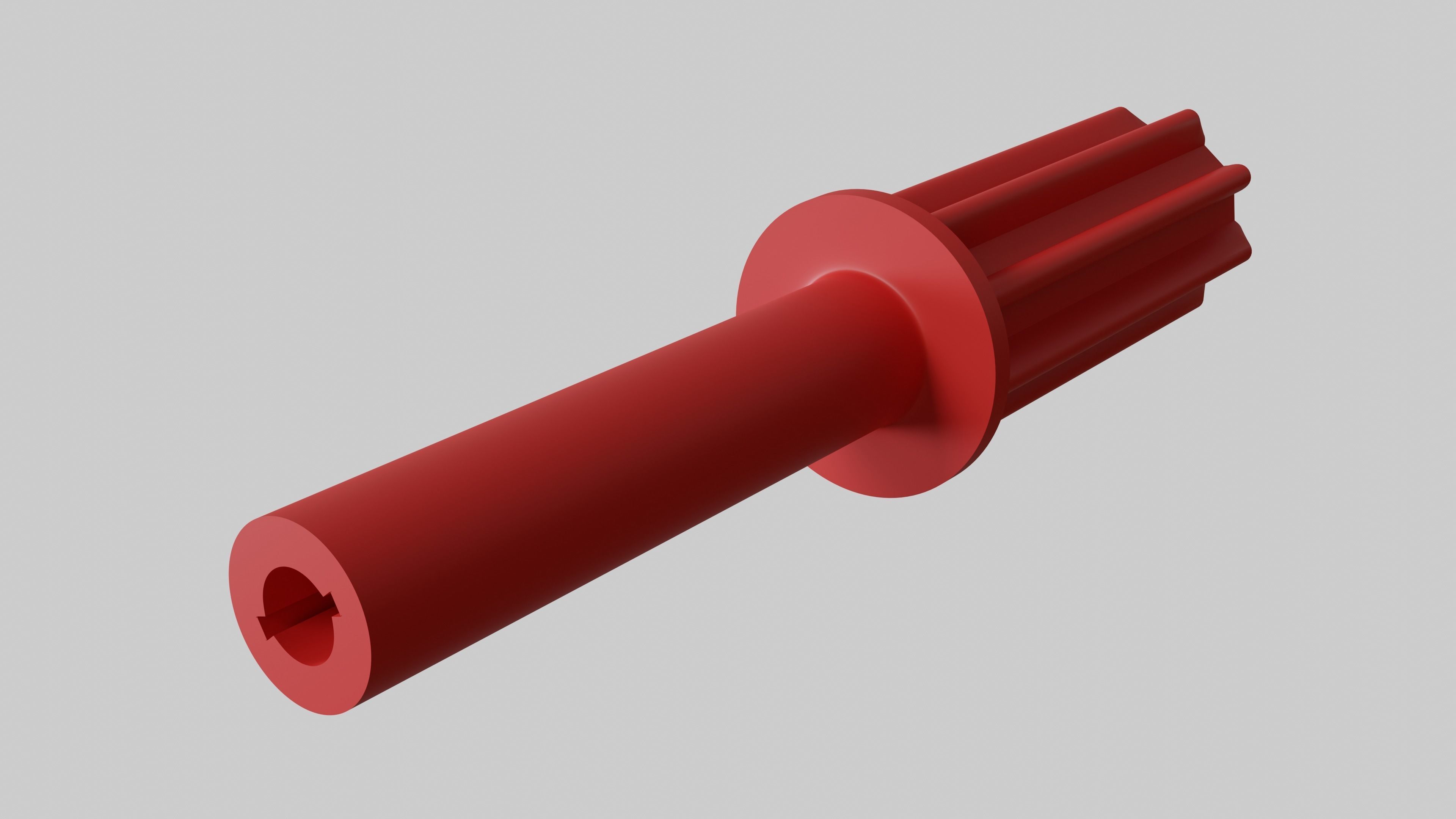 3D Dispenser handle for stretch film  3D print model_3