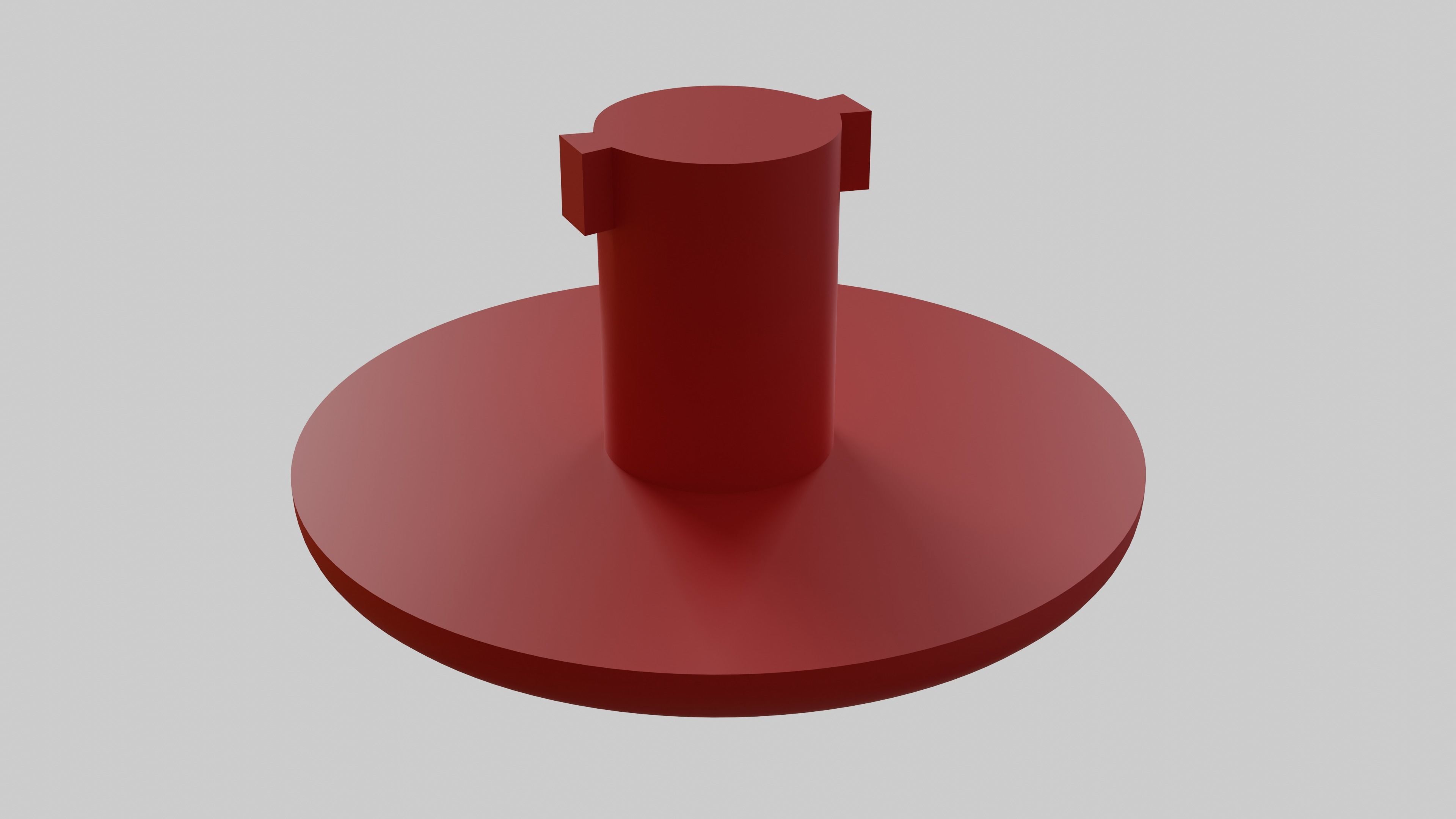 3D Dispenser handle for stretch film  3D print model_4