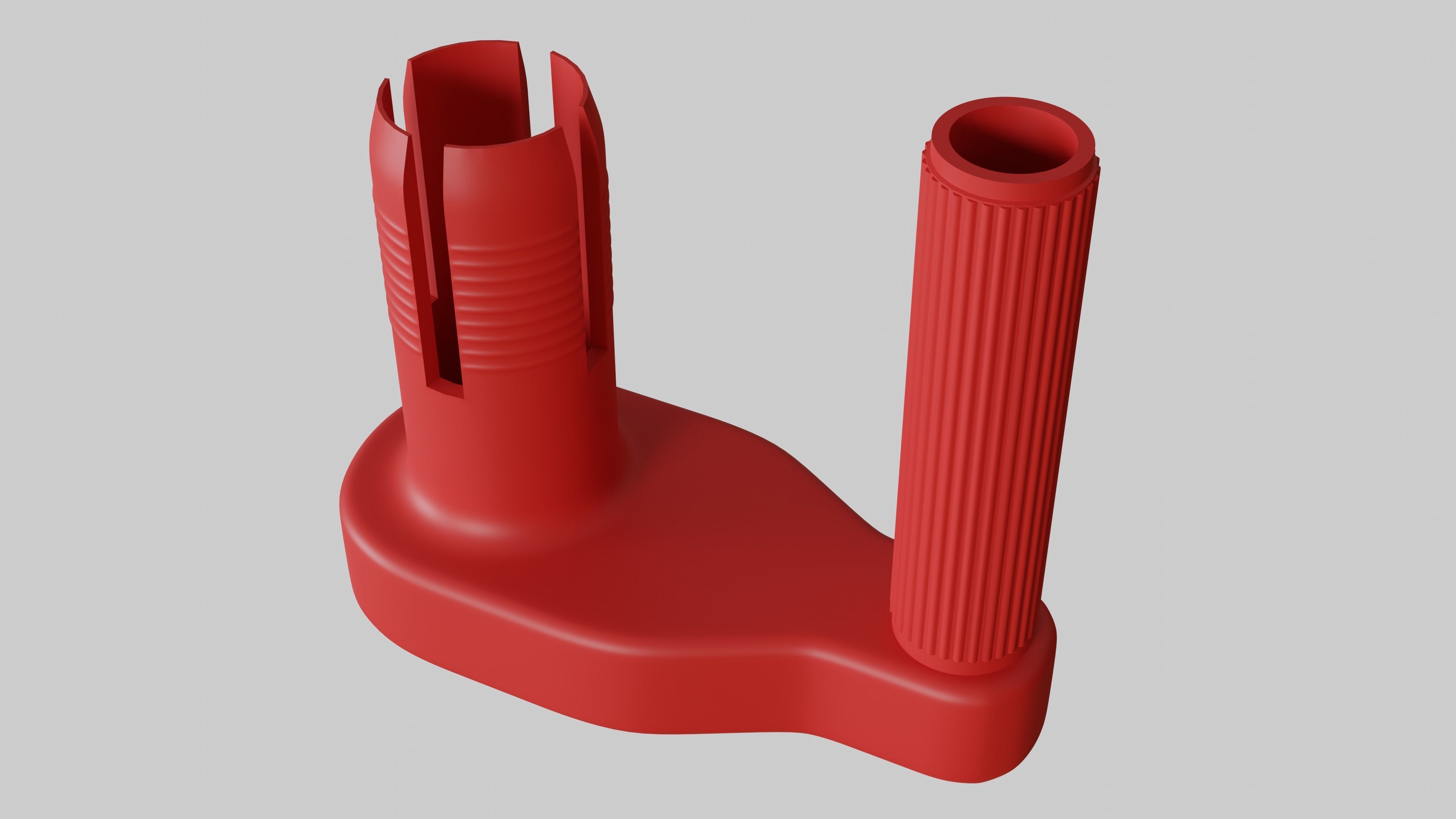 3D Dispenser handle for stretch film  3D print model_2