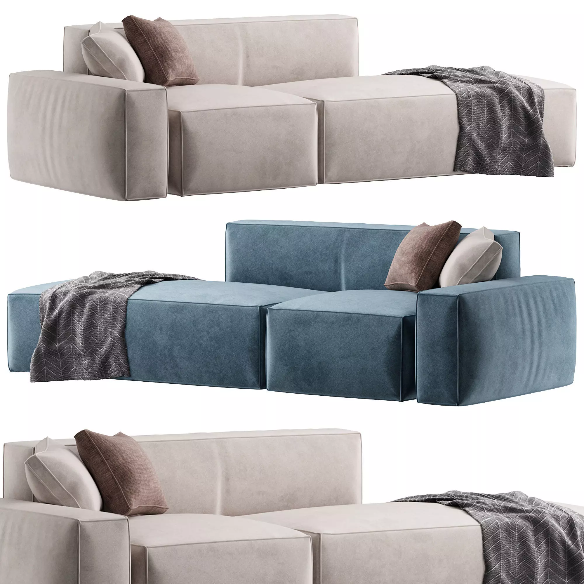 BOCA NAVI SOFA 1 3D model