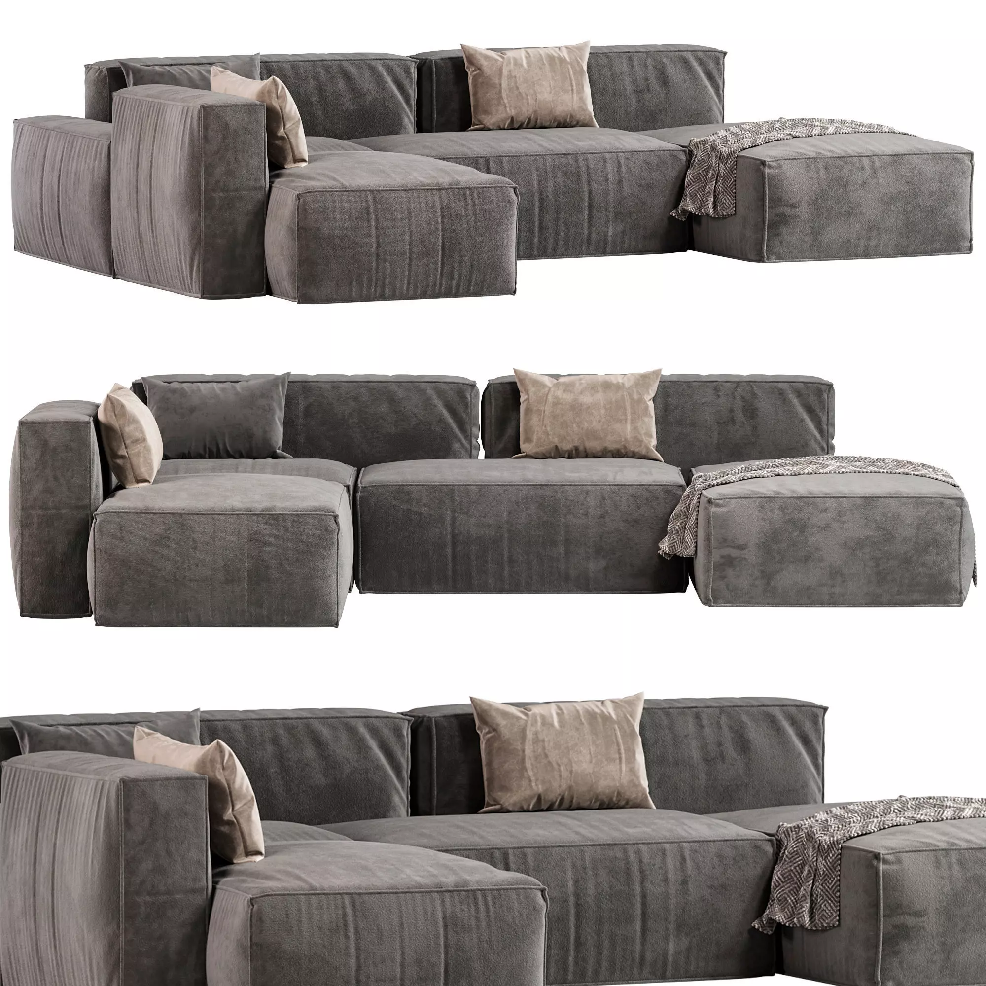 Boca Navi Sofa 2 3D model