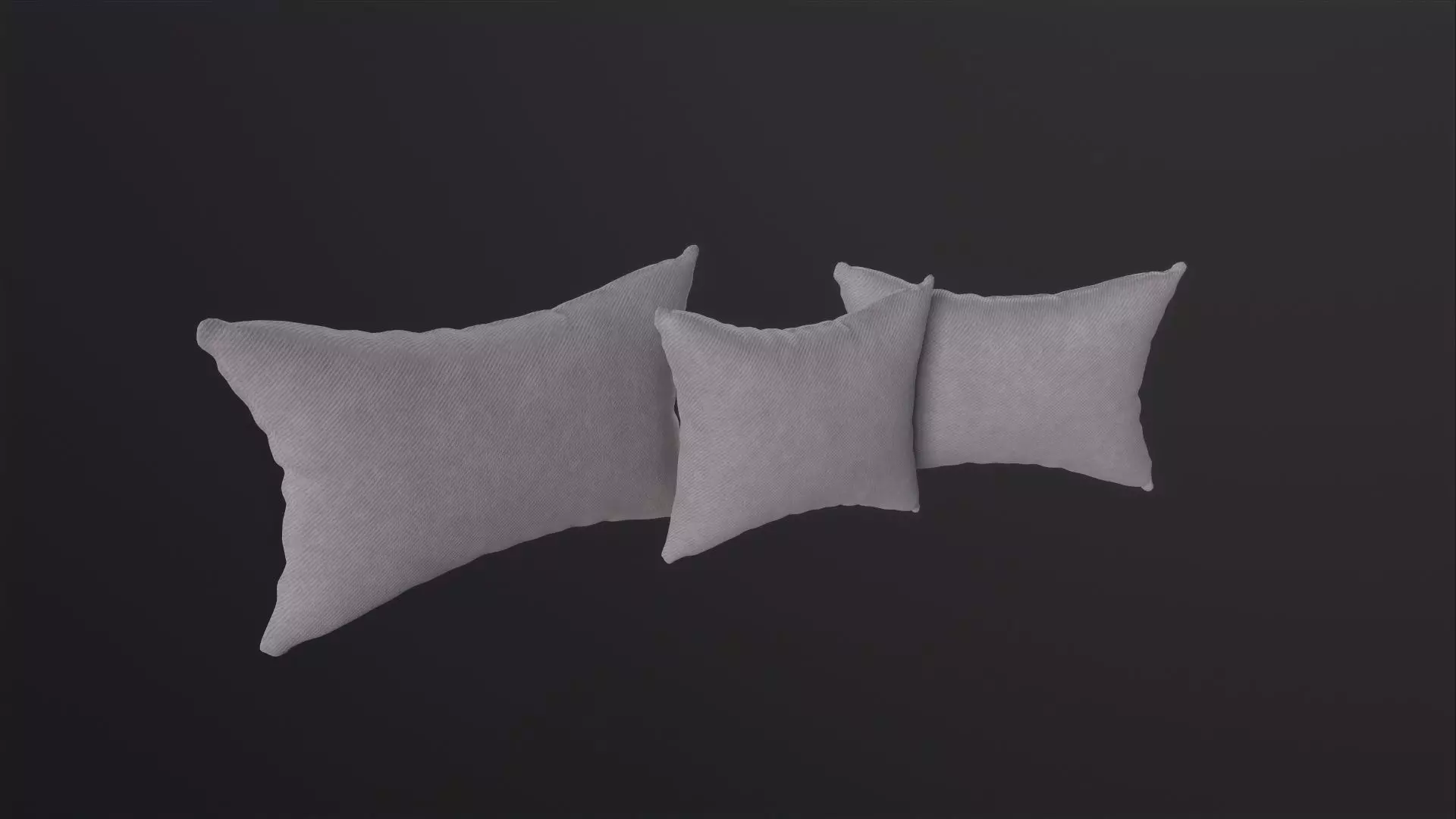 Solid Pillow 3D Model Low-poly 3D model_0