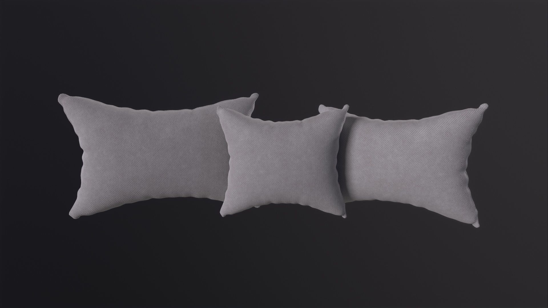 Solid Pillow 3D Model Low-poly 3D model_2