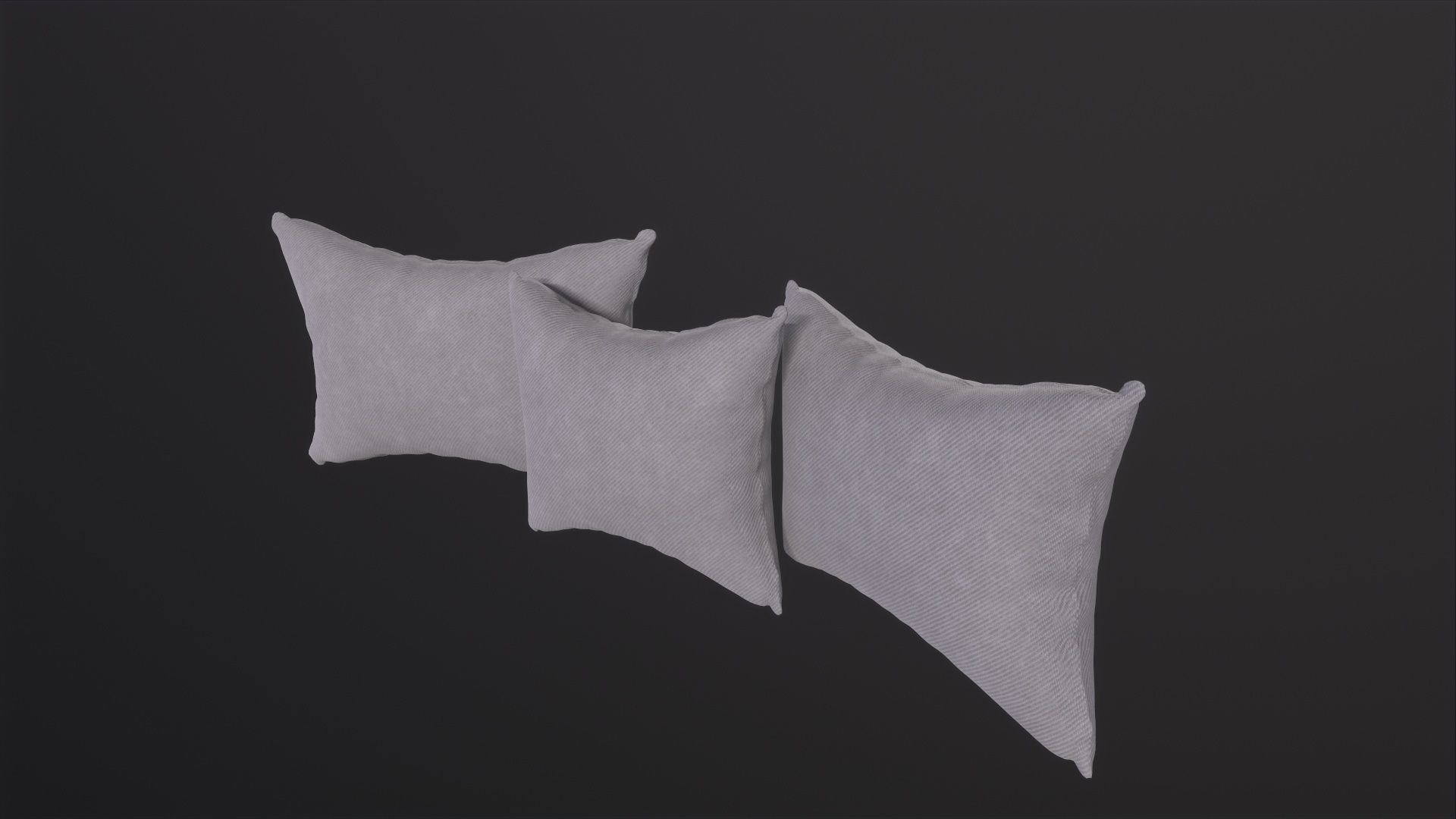 Solid Pillow 3D Model Low-poly 3D model_3