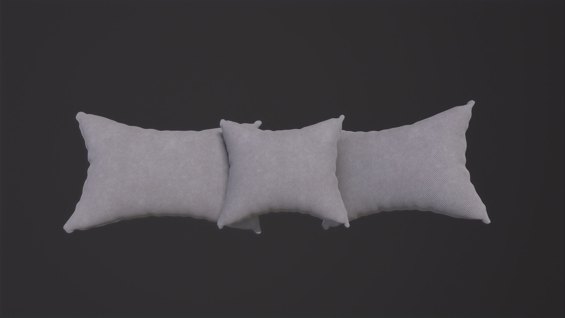 Solid Pillow 3D Model Low-poly 3D model_4