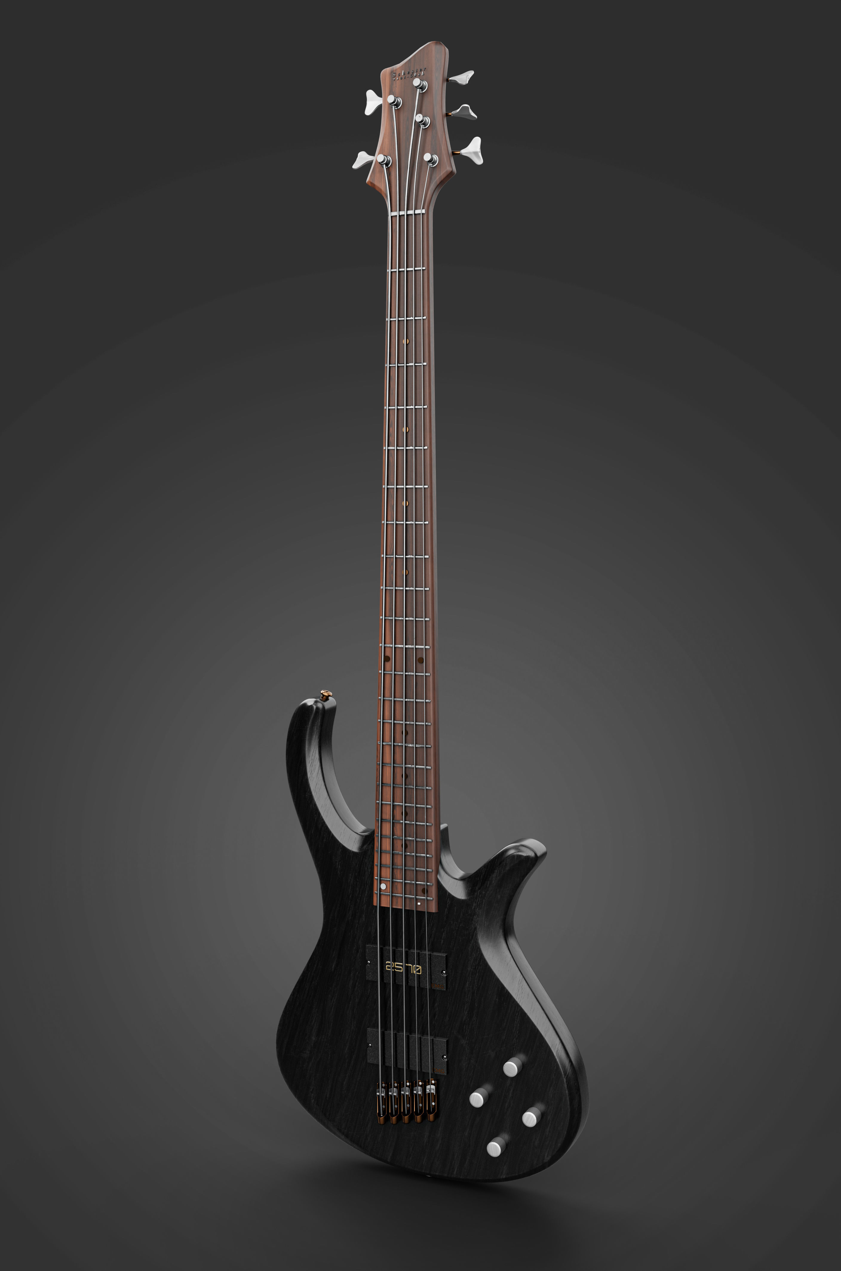 Stagg BC300LH 4-String Fusion Electric Left-Handed Bass Guitar Low-poly 3D model_1