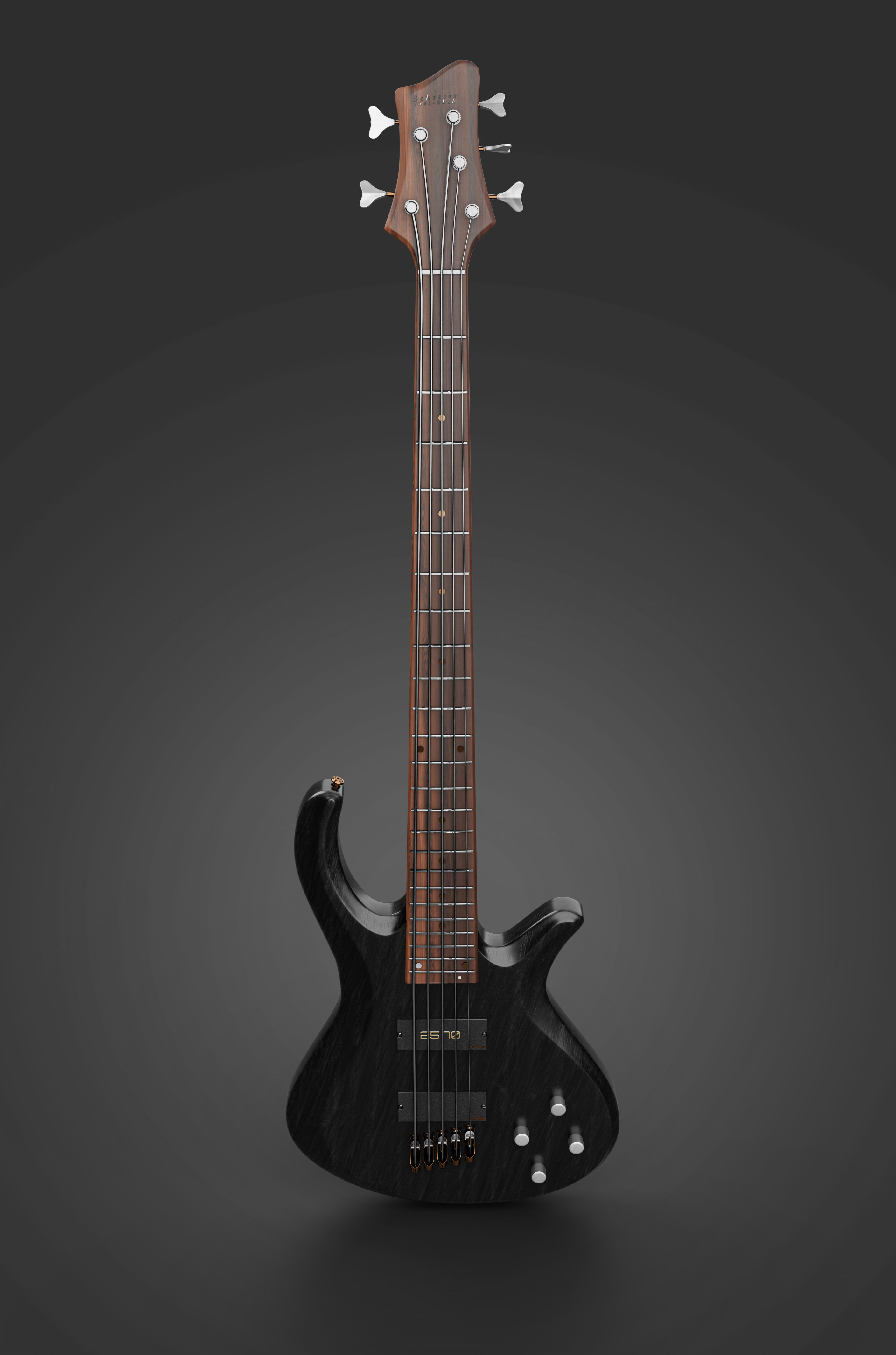 Stagg BC300LH 4-String Fusion Electric Left-Handed Bass Guitar Low-poly 3D model_2