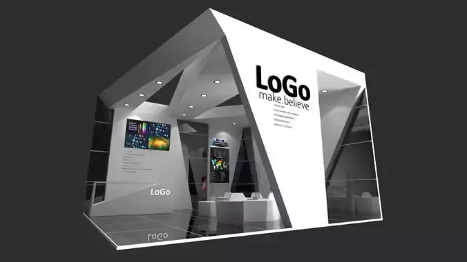 6 x 6 exhibition booth