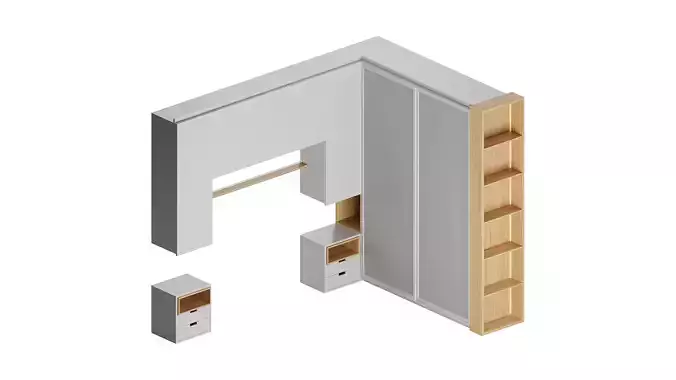 Bedroom Cupboard design by ingriddetalha