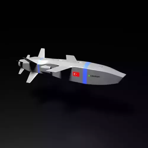 Turkish Cruise Missile SOM-J 3D model
