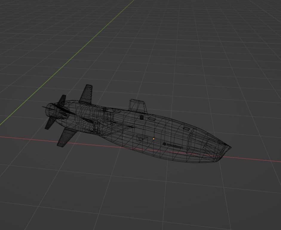 Turkish Cruise Missile SOM-J 3D model_6