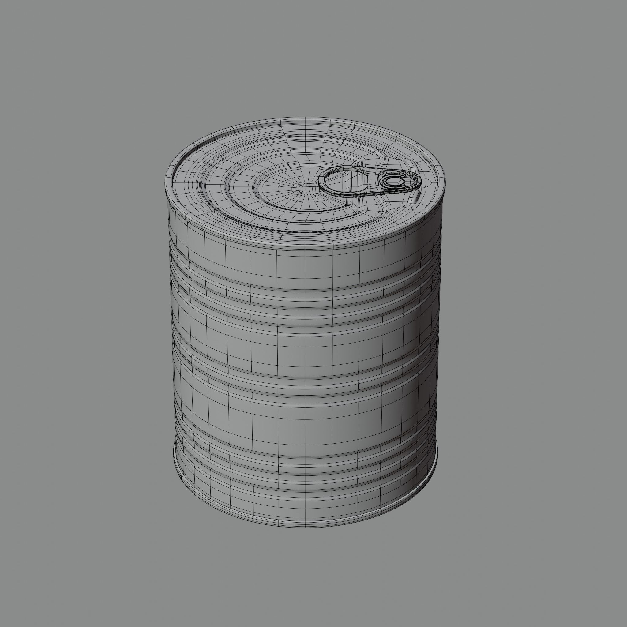 Tin Can 3D model_4