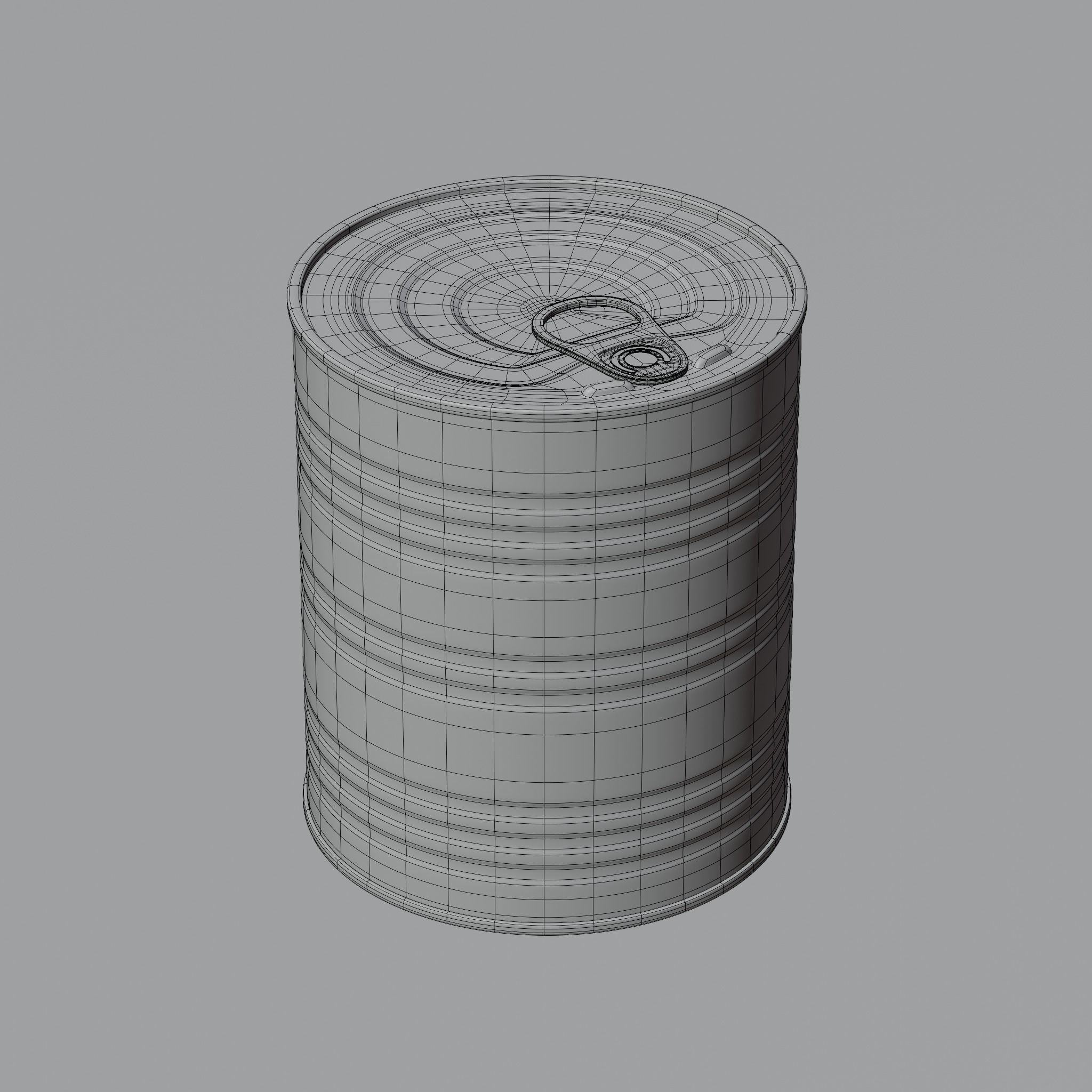 Tin Can 3D model_5
