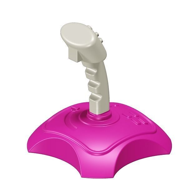 Toddler Gamepad Toy 3D model_3