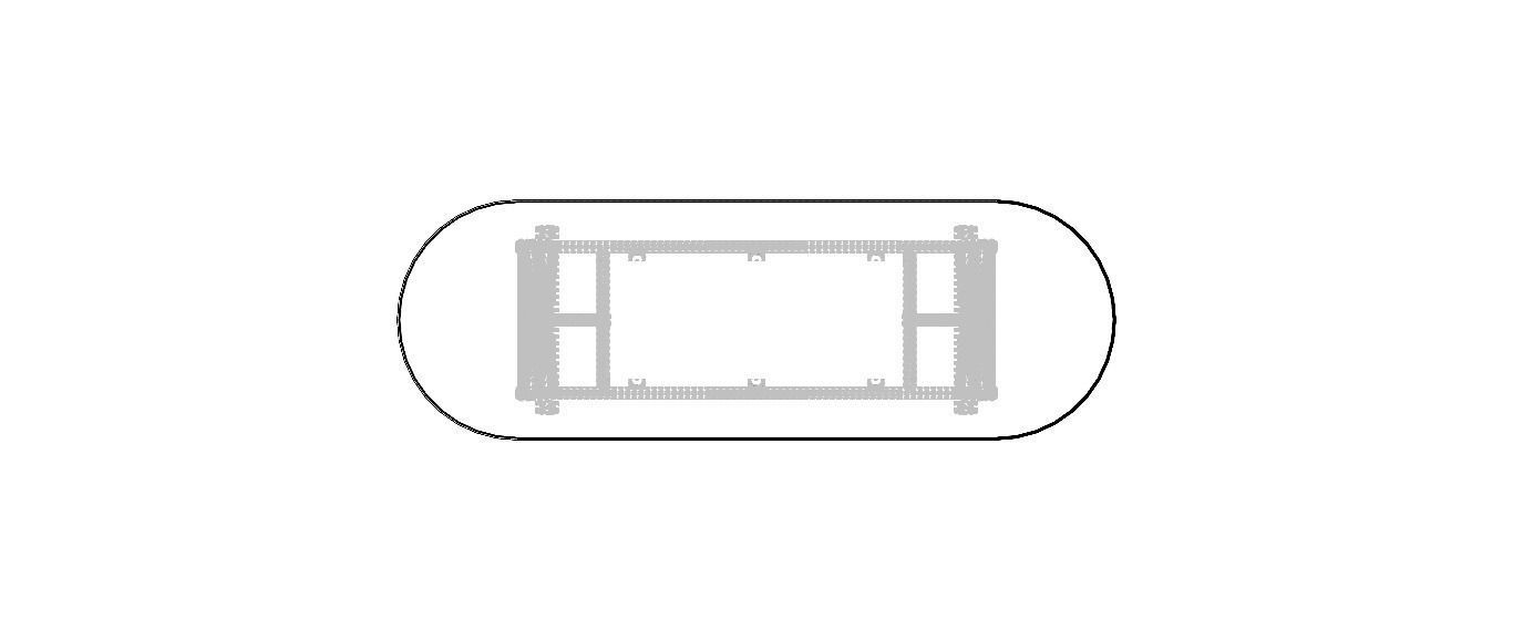 Aluminum X-Frame Table 3D model_35