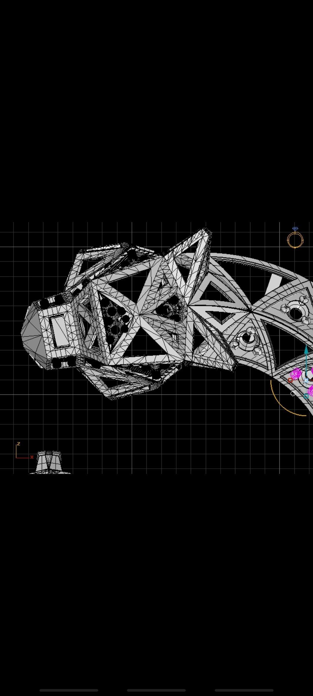 Leopard earrings 3D print model_8