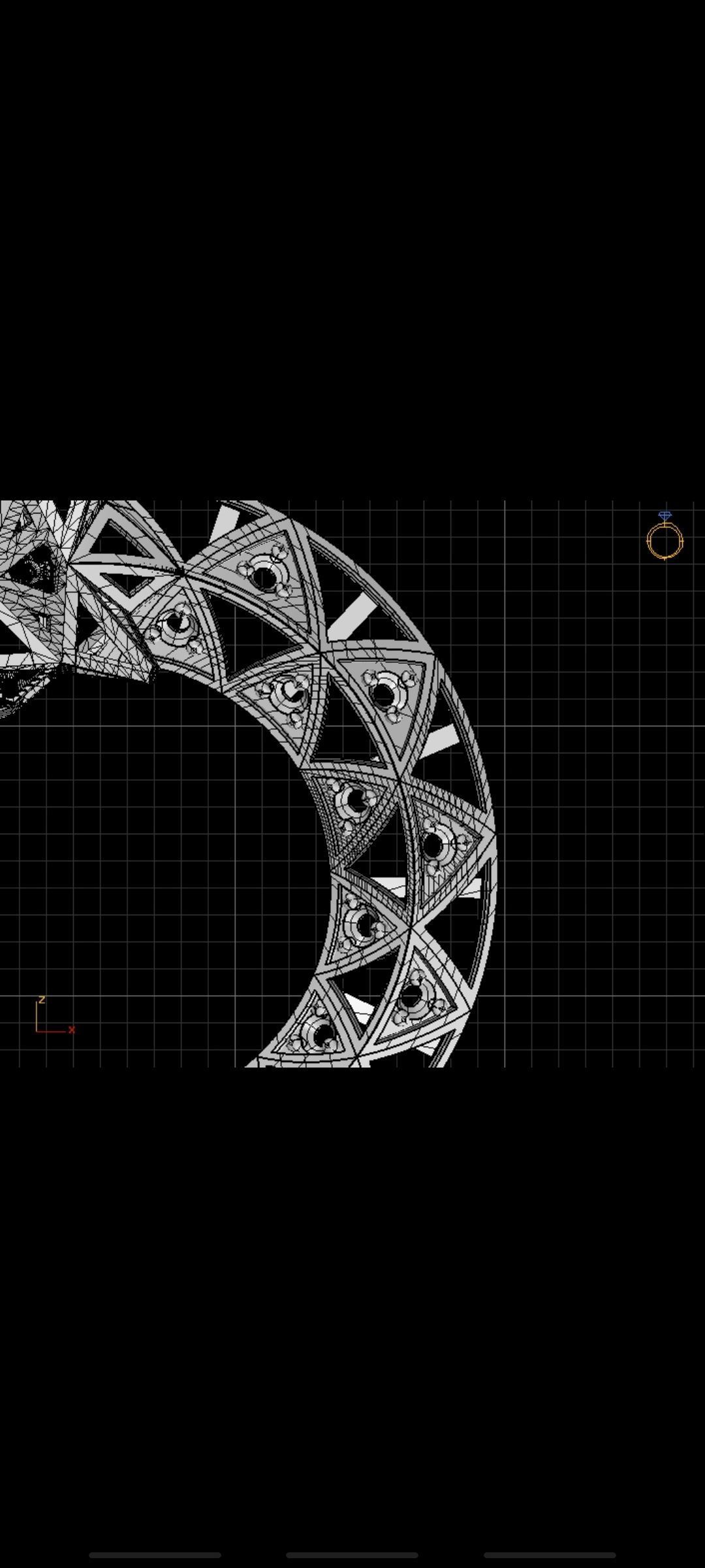 Leopard earrings 3D print model_7