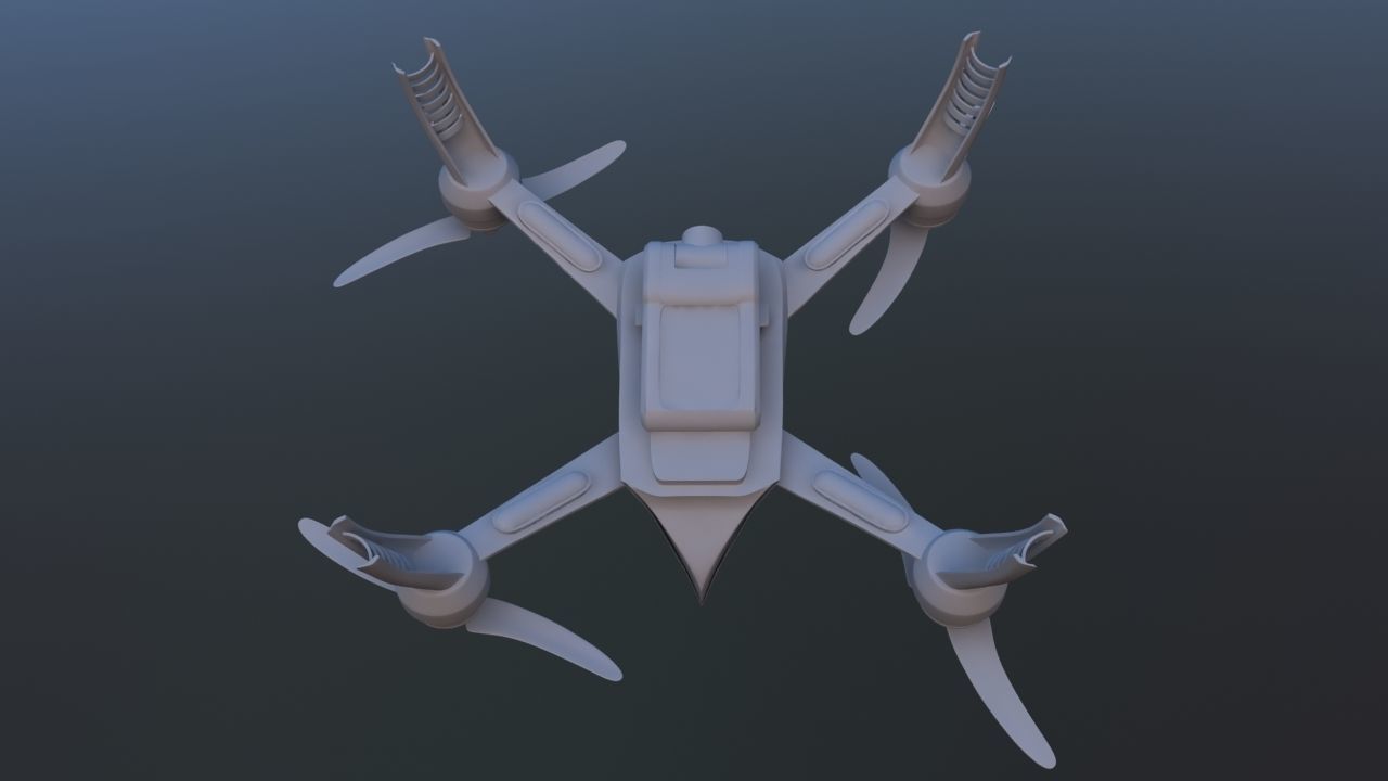 Quadcopter Bugs 5W 3D model_6