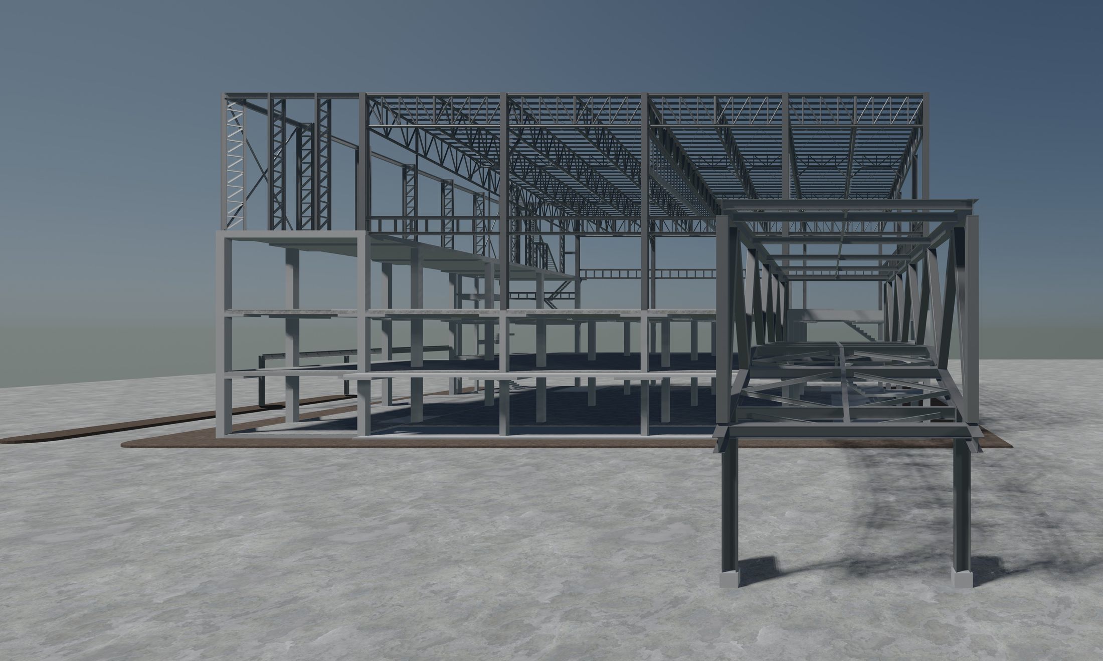Building structure 2304 3D model_6