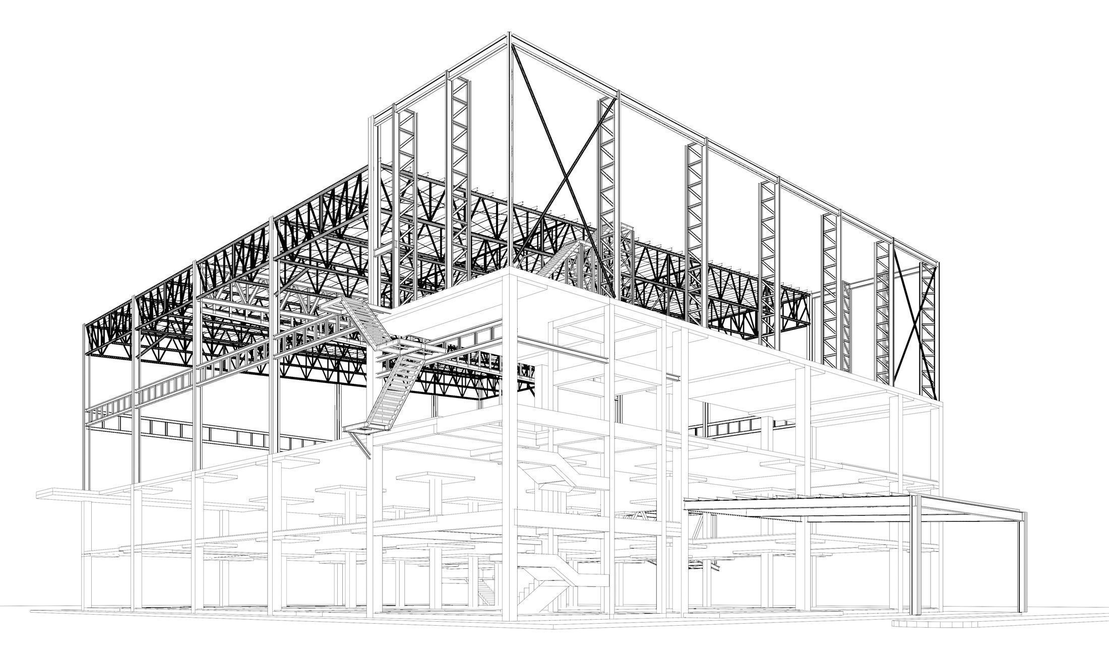 Building structure 2304 3D model_18