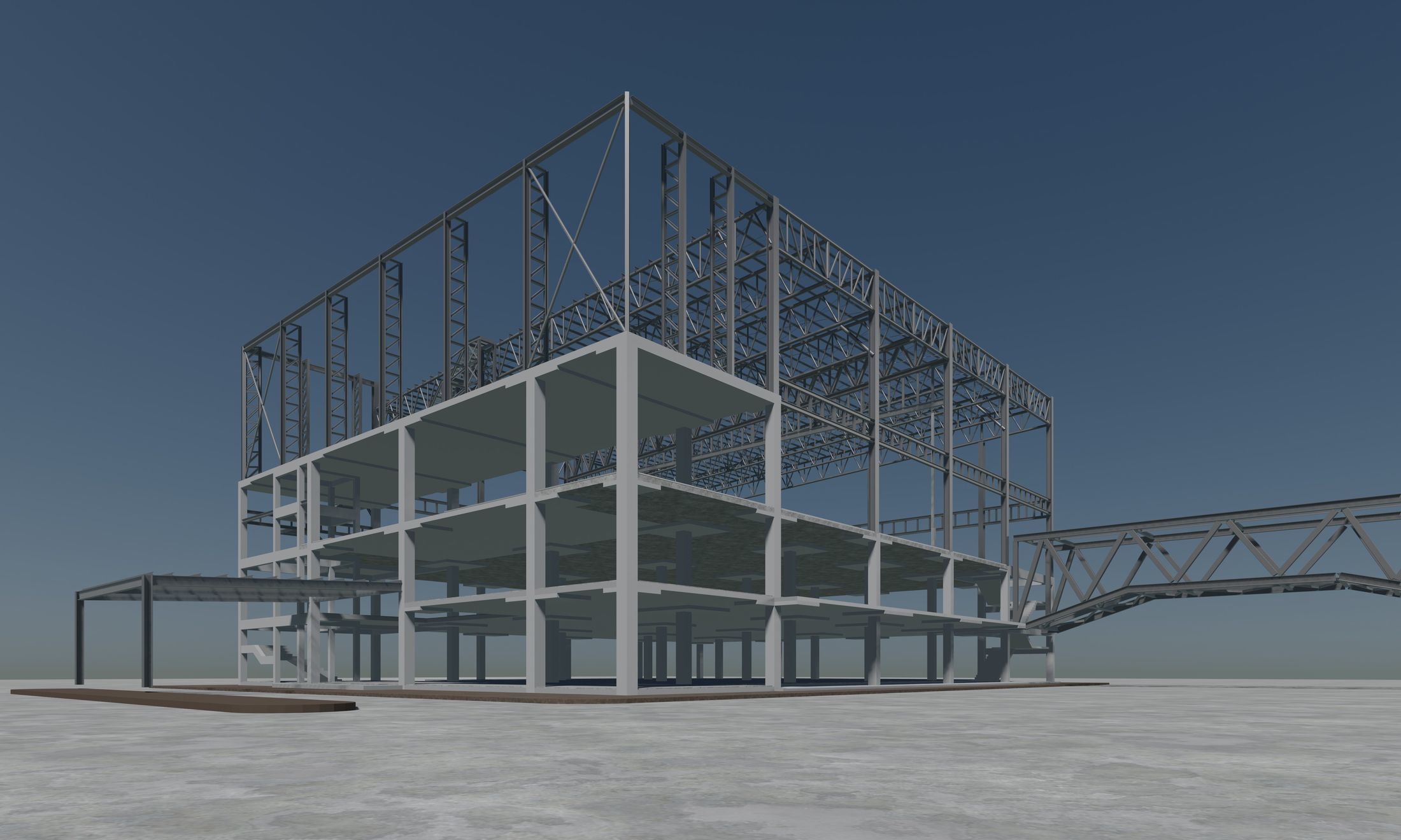 Building structure 2304 3D model_9