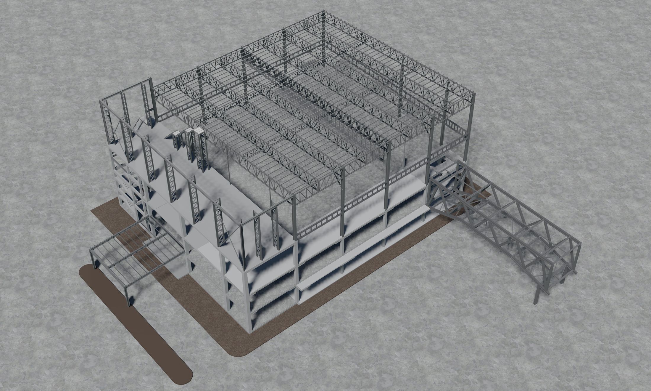 Building structure 2304 3D model_4