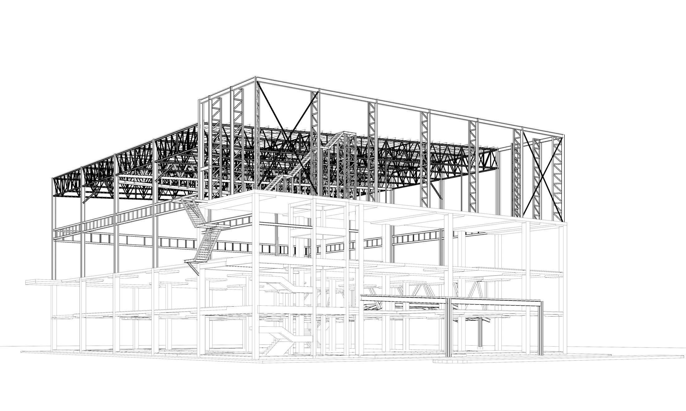 Building structure 2304 3D model_14