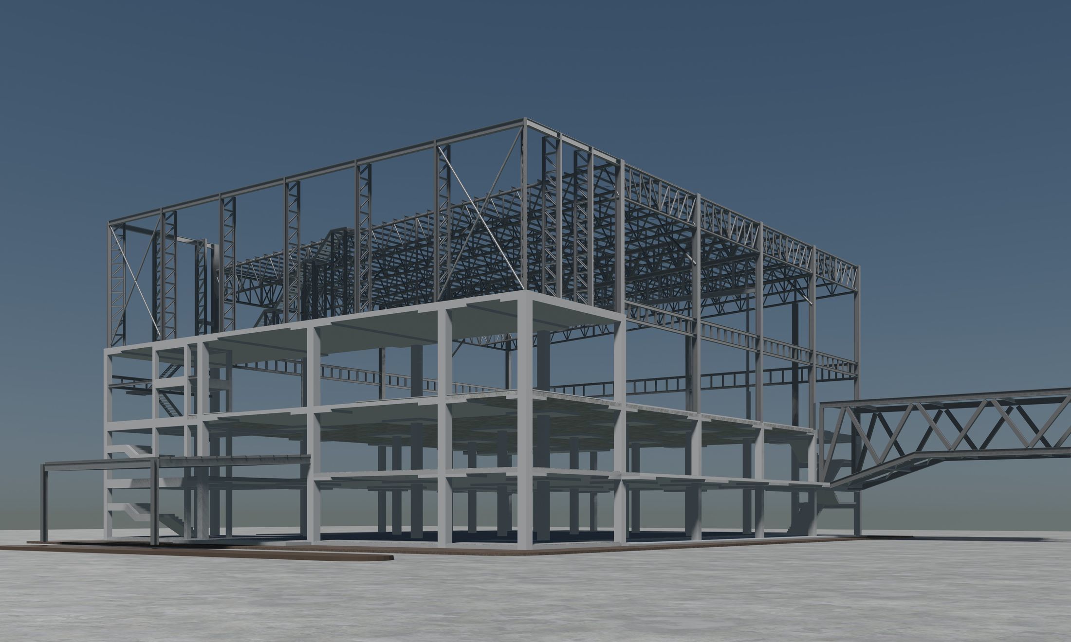 Building structure 2304 3D model_1