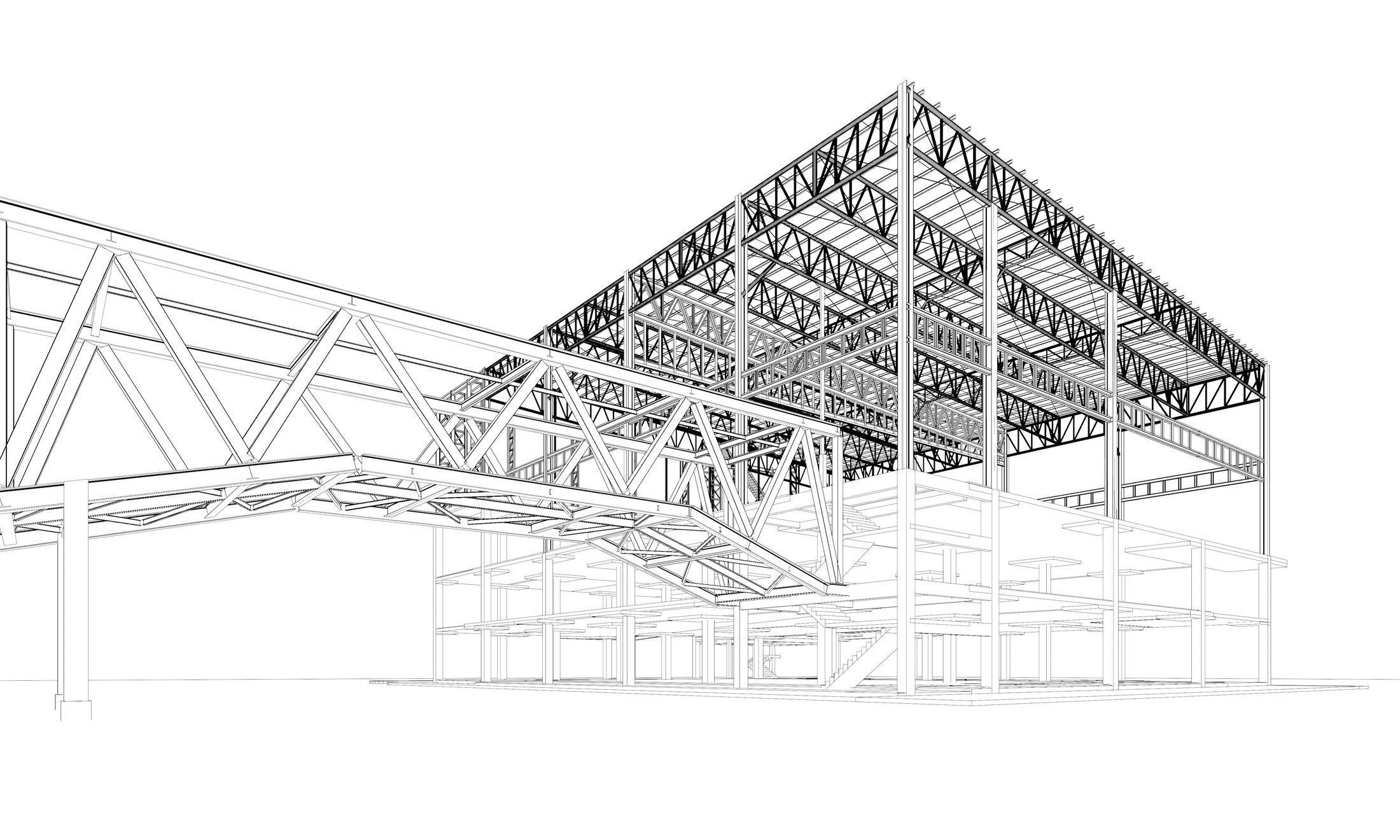 Building structure 2304 3D model_15