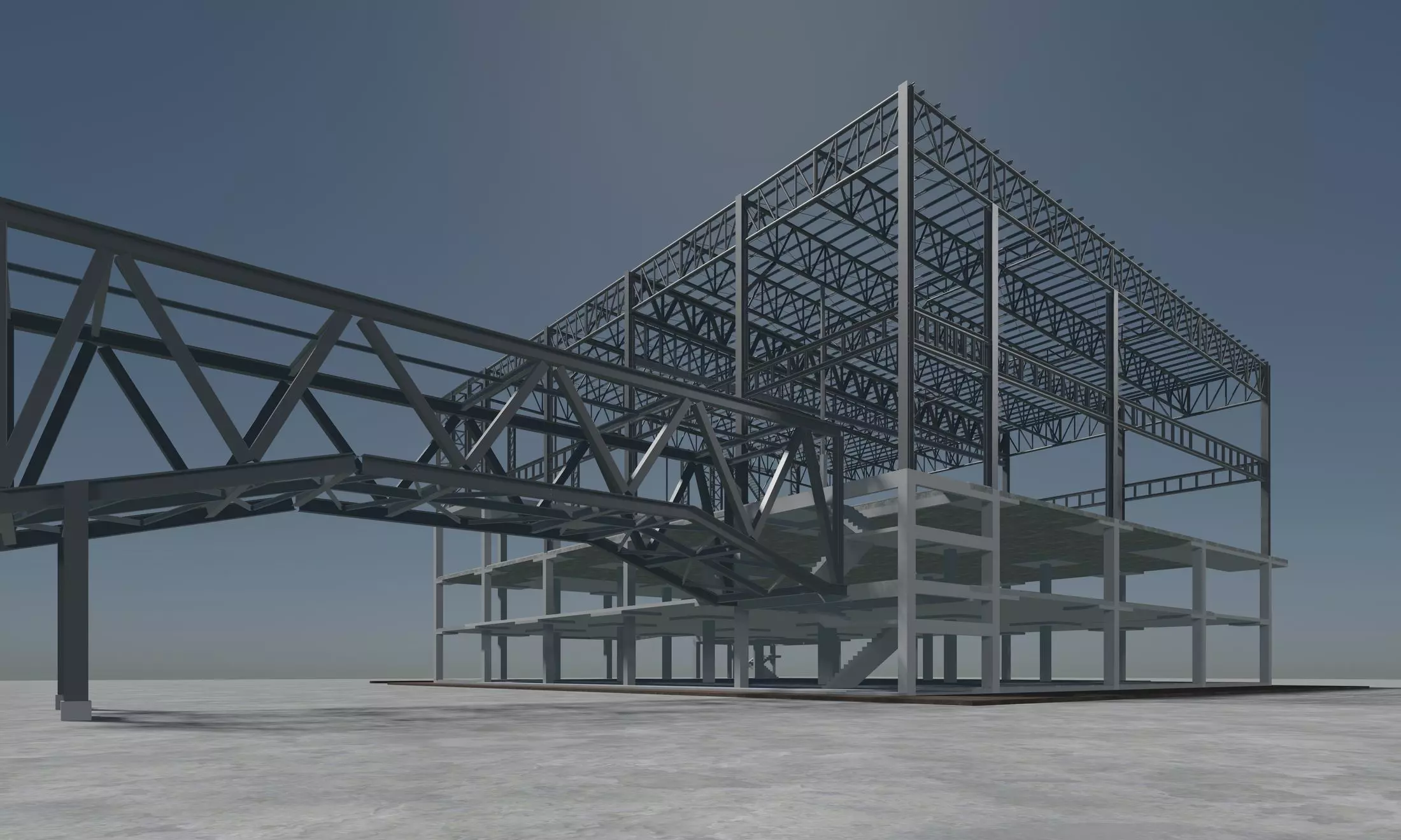 Building structure 2304 3D model_0
