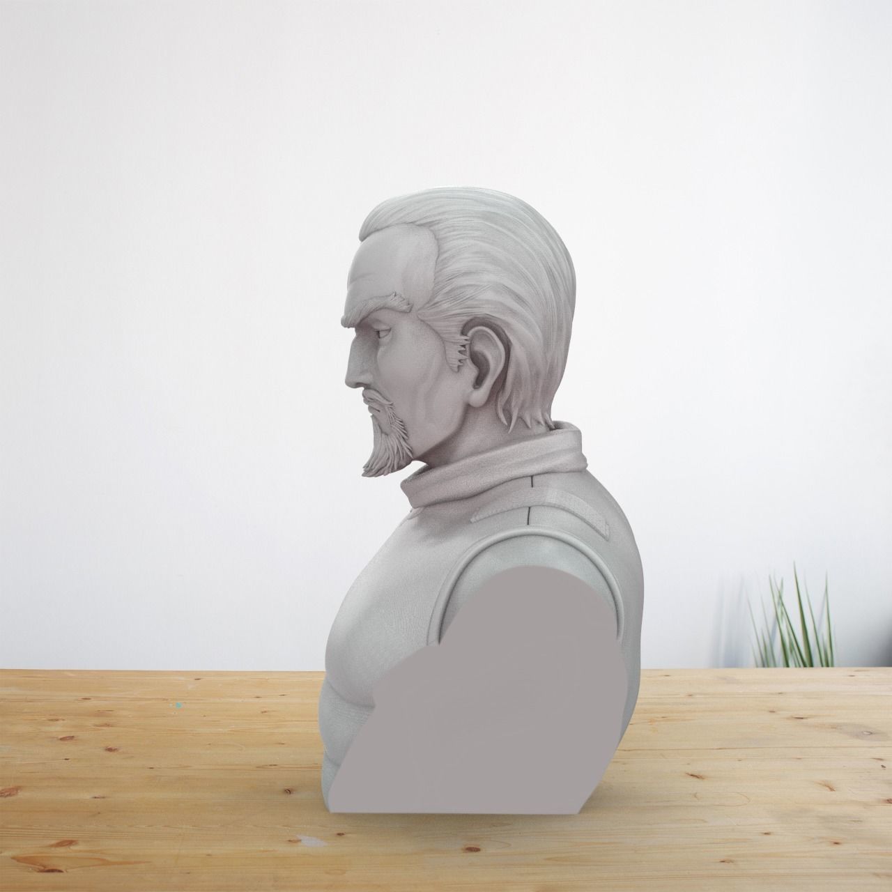 Vinland Saga Askeladd bust 3D print model_2
