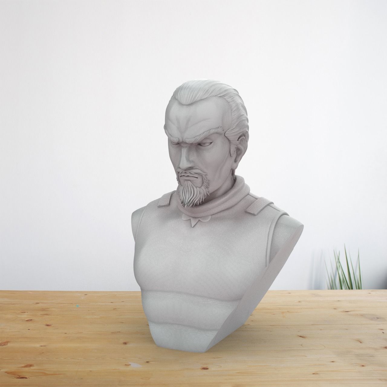 Vinland Saga Askeladd bust 3D print model_1