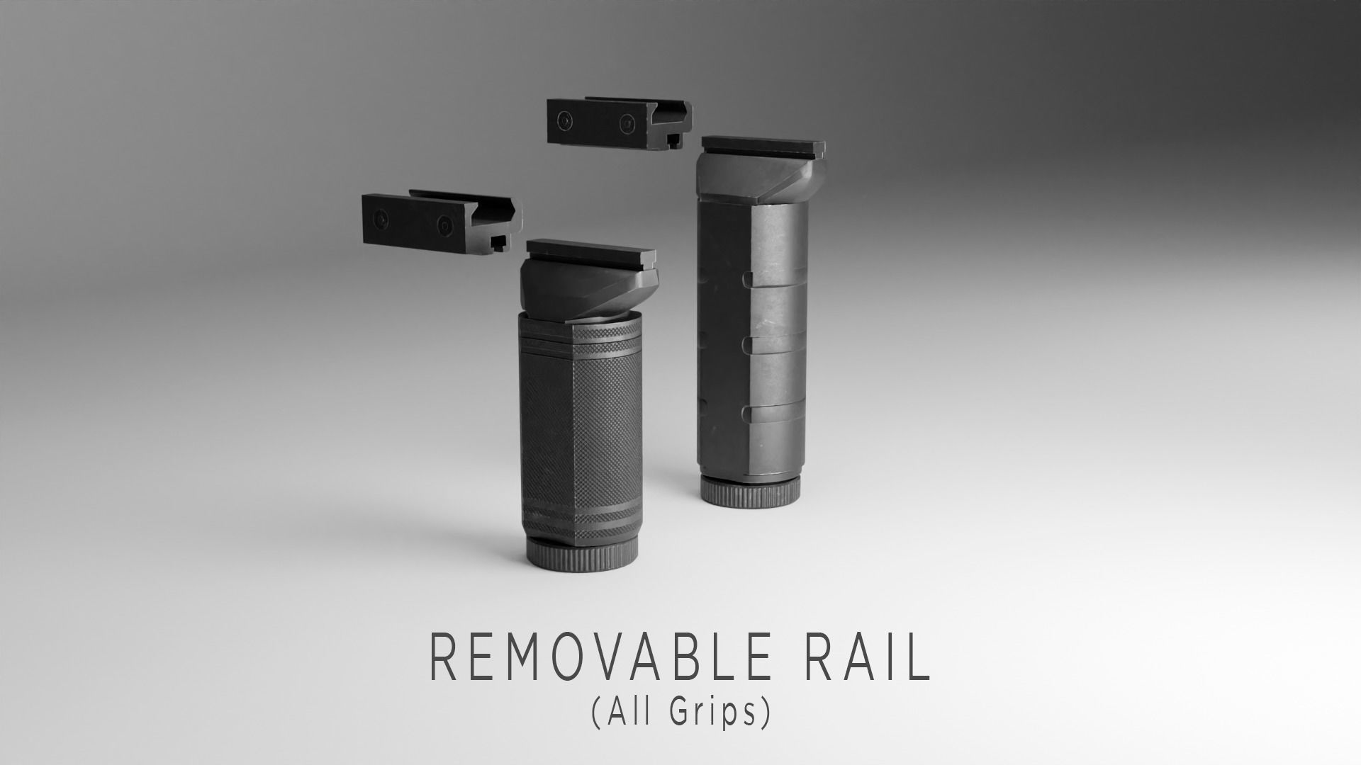 Zenit Foregrips Pack Low-poly 3D model_5