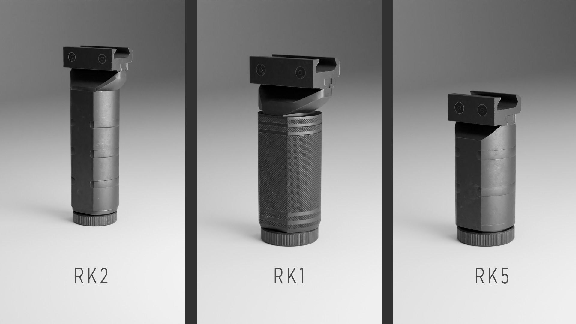 Zenit Foregrips Pack Low-poly 3D model_3