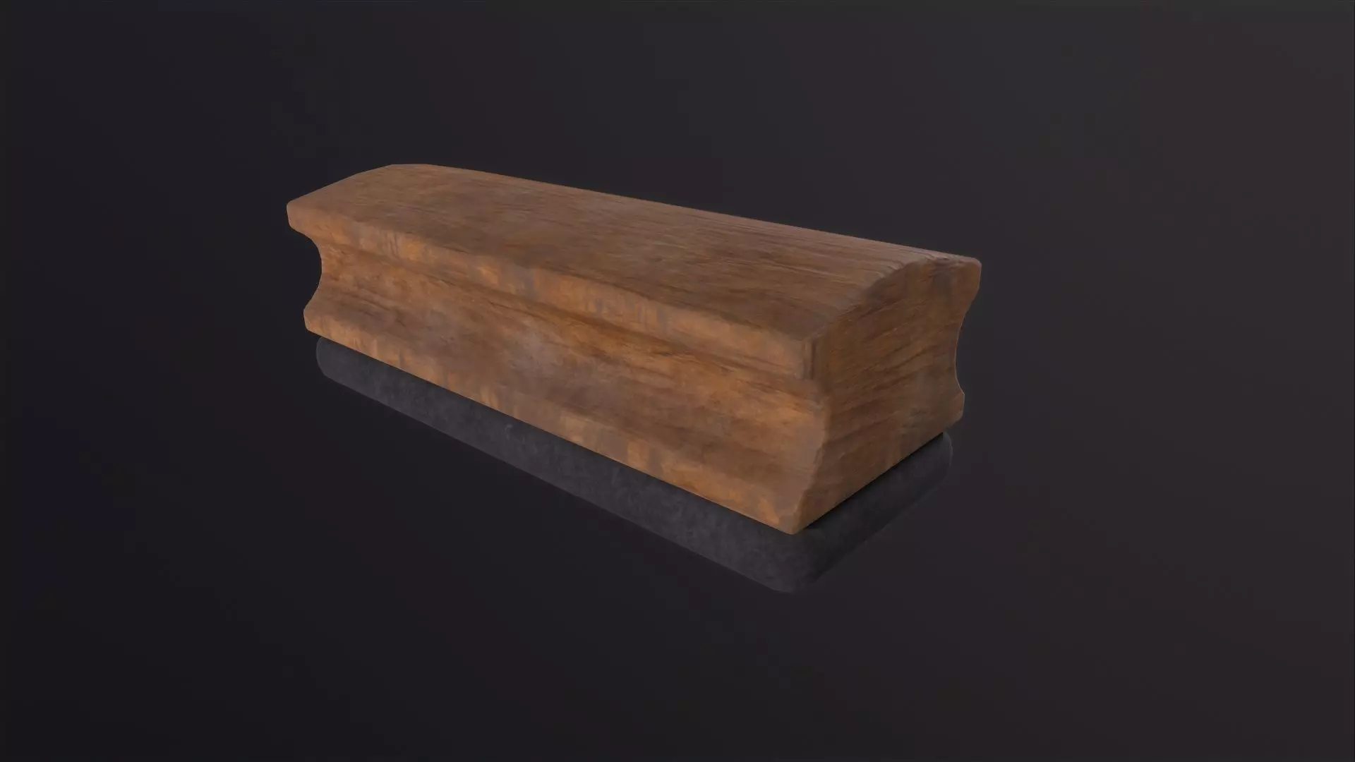 Chalkboard Eraser 3D Model Low-poly 3D model_0