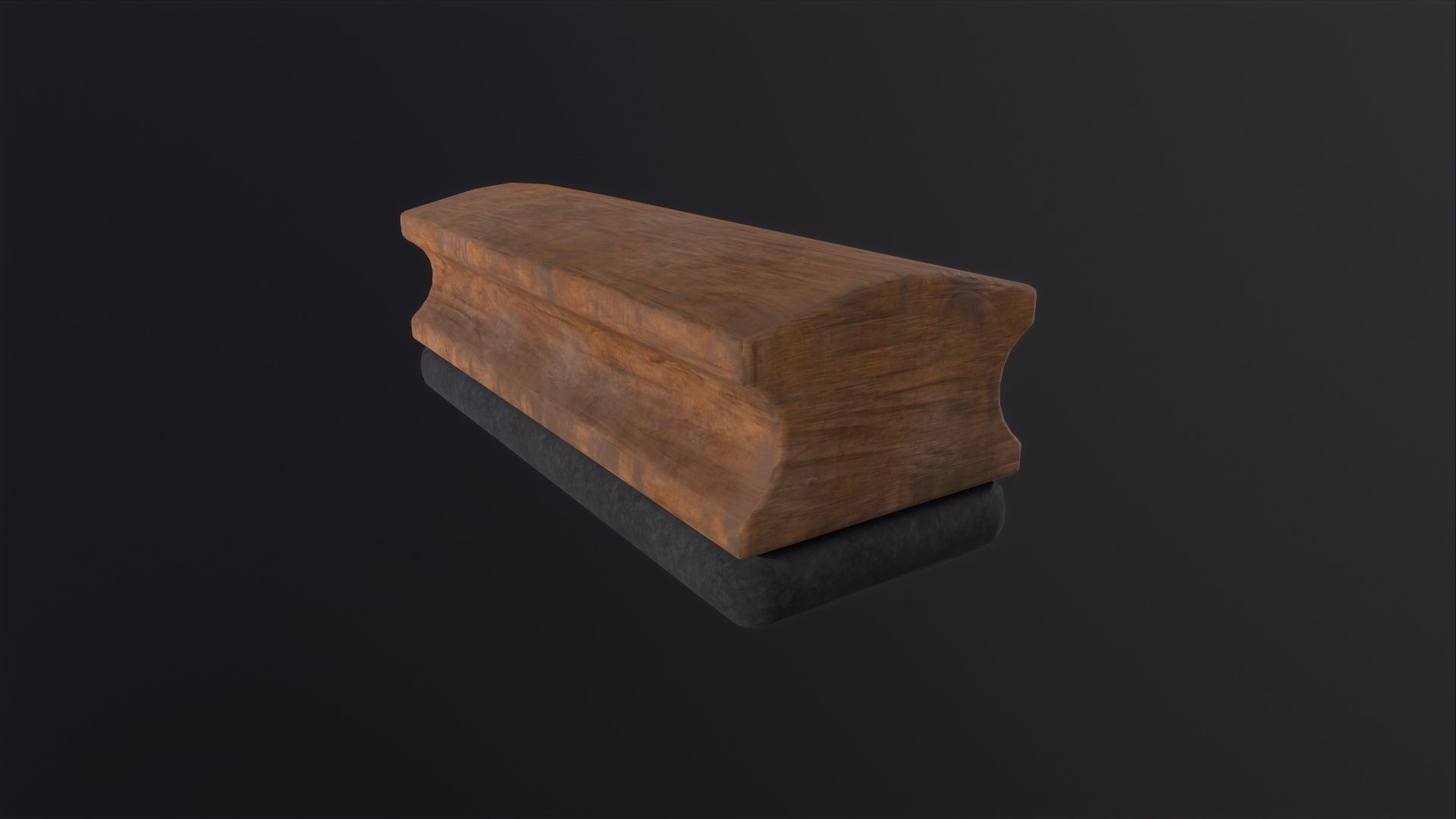 Chalkboard Eraser 3D Model Low-poly 3D model_2