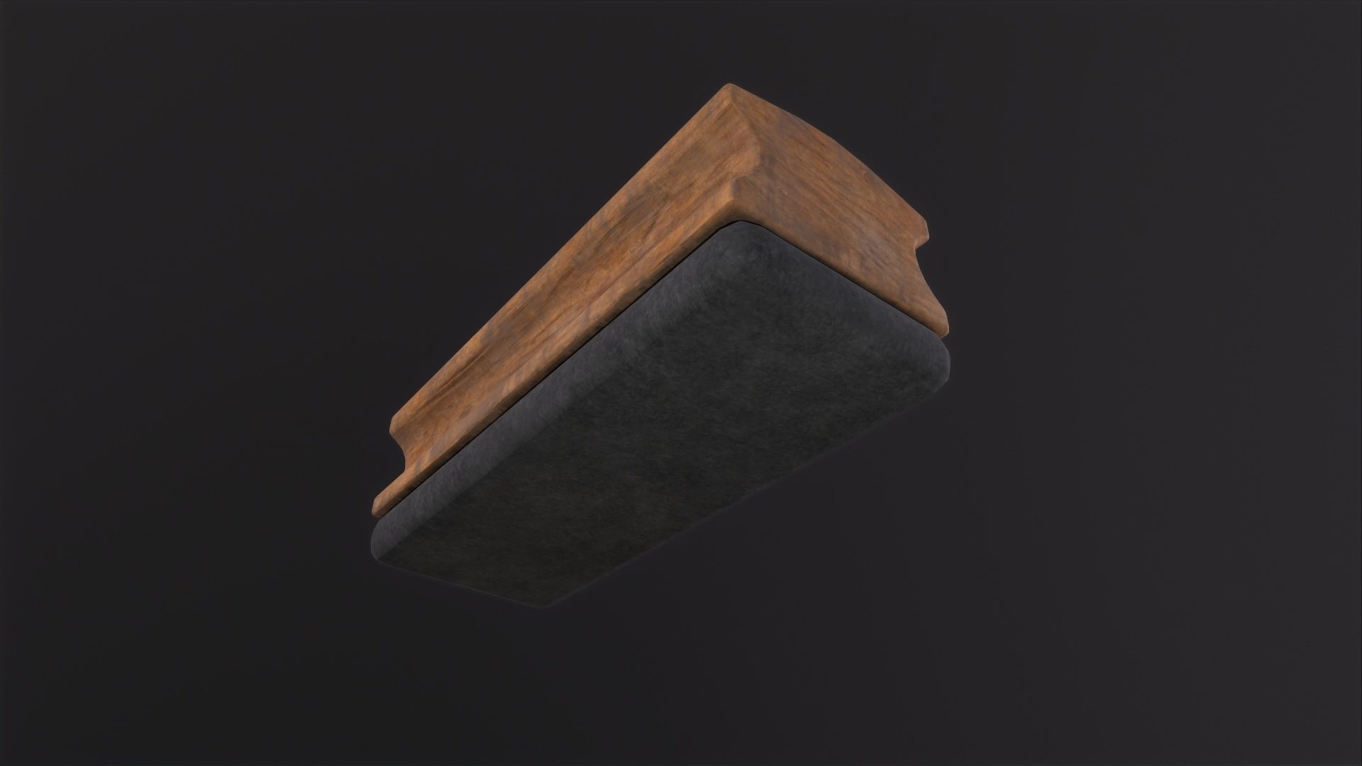 Chalkboard Eraser 3D Model Low-poly 3D model_6