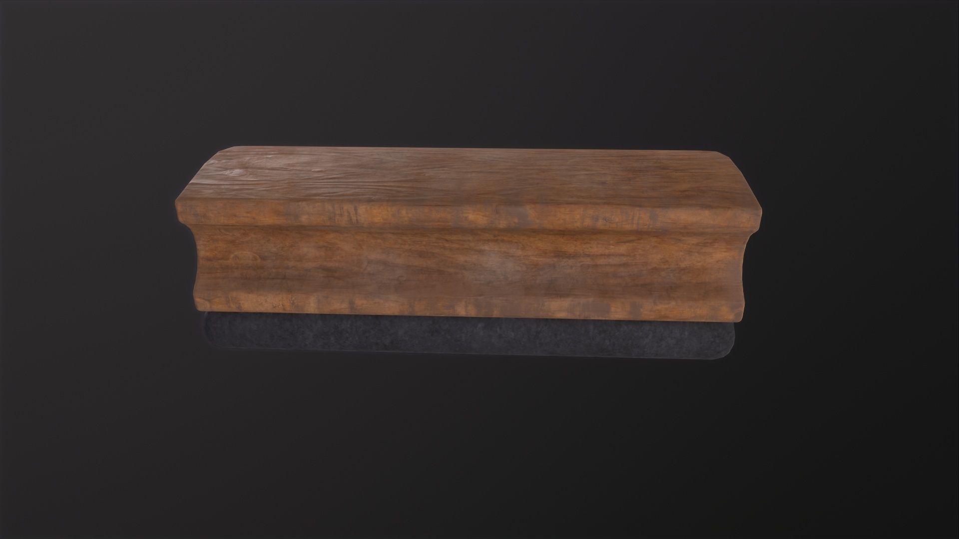 Chalkboard Eraser 3D Model Low-poly 3D model_3