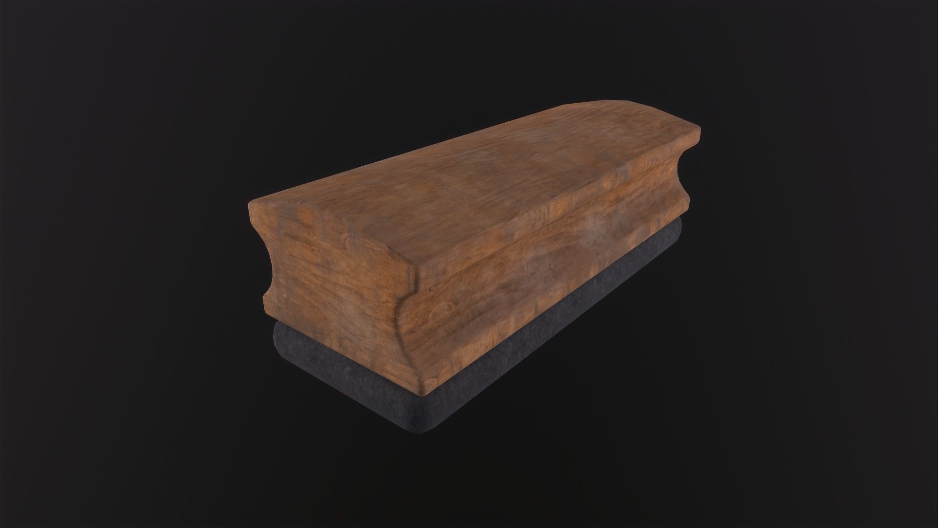 Chalkboard Eraser 3D Model Low-poly 3D model_4