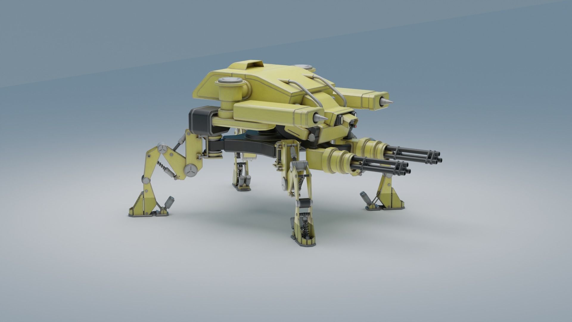 Spider Mech 3D print model_4