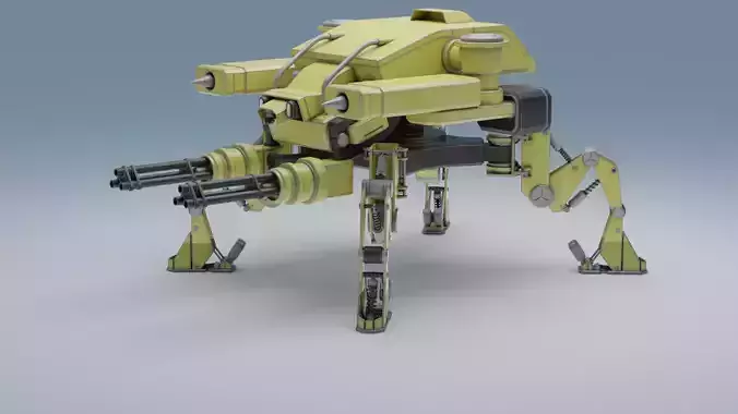 Spider Mech 3D print model