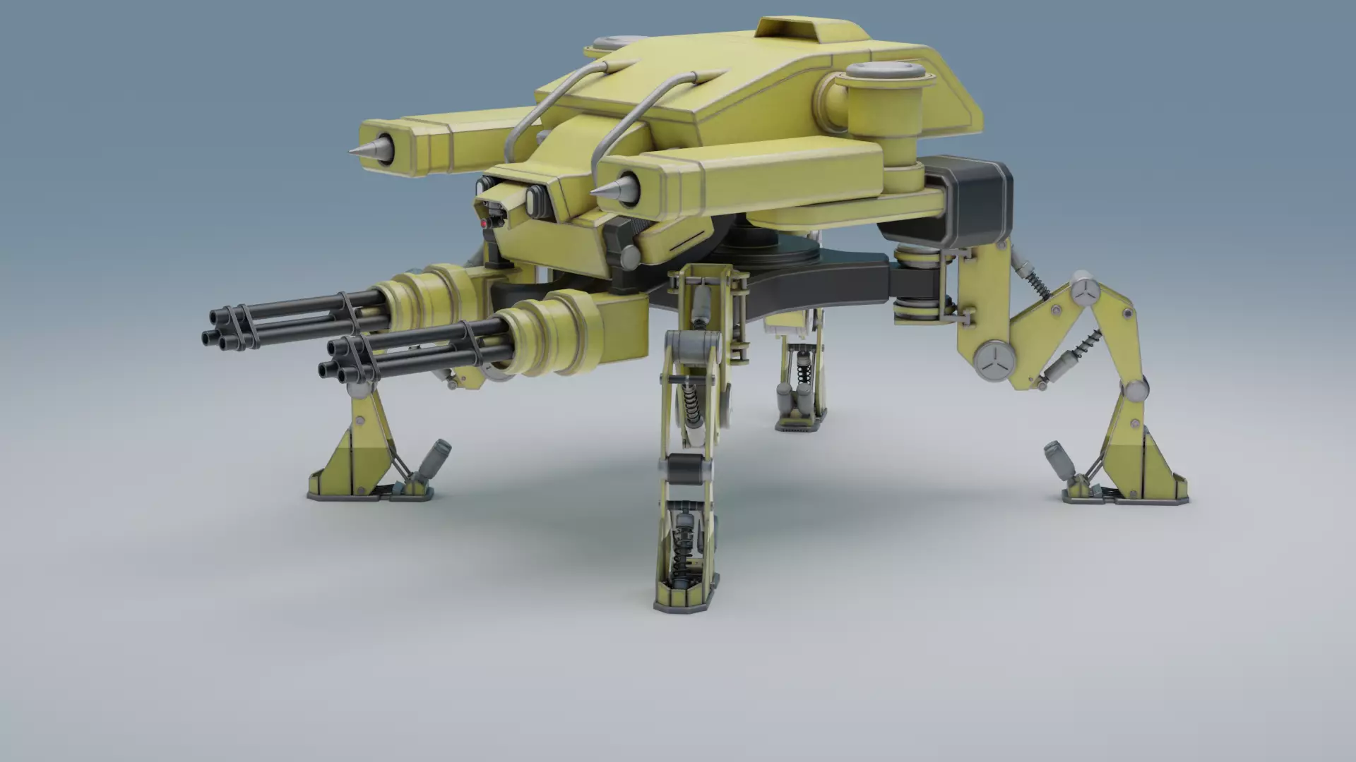 Spider Mech 3D print model_0