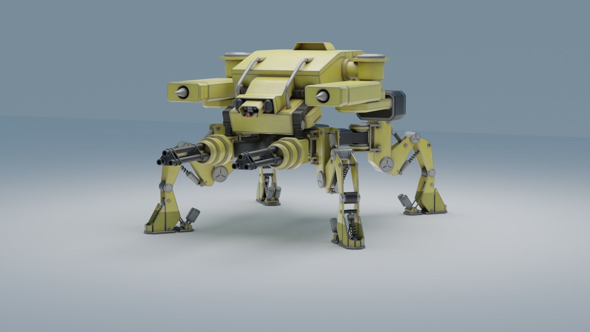 Spider Mech 3D print model_3