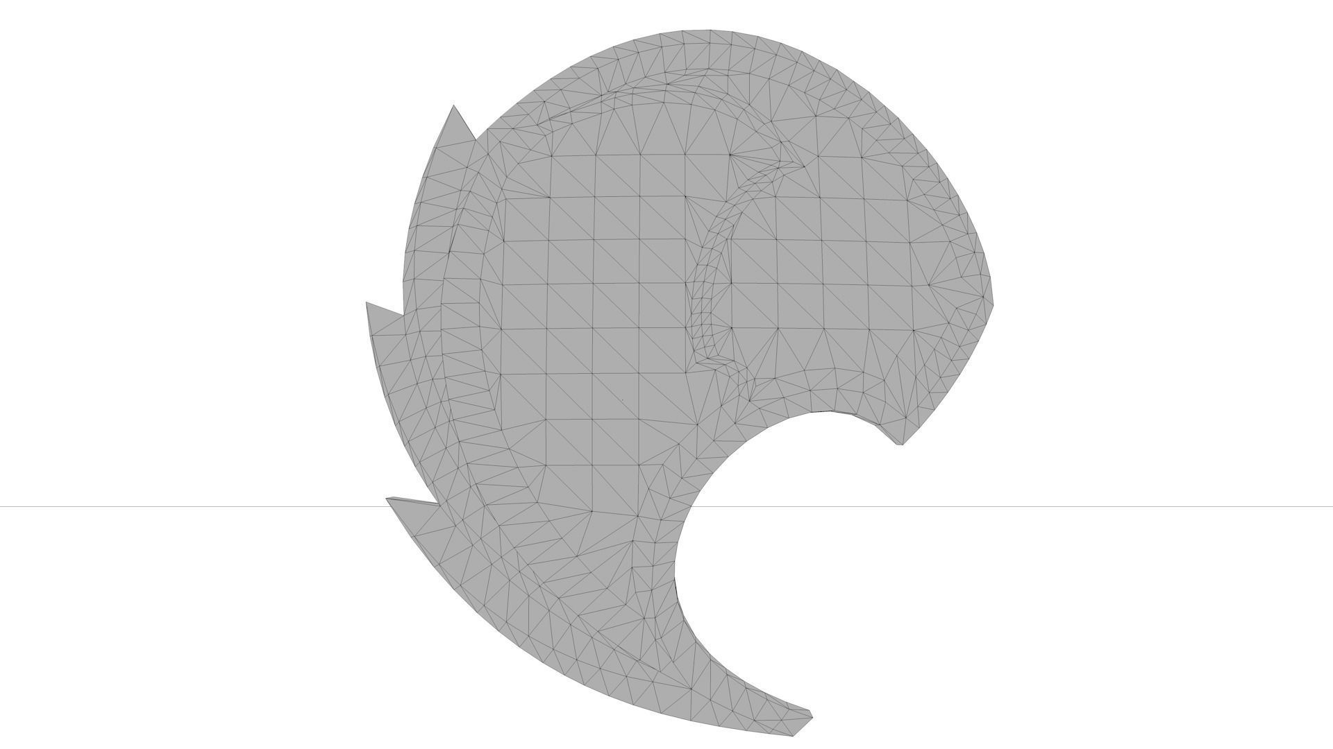 shield set 3 man holding and sword Low-poly 3D model Low-poly 3D model_3