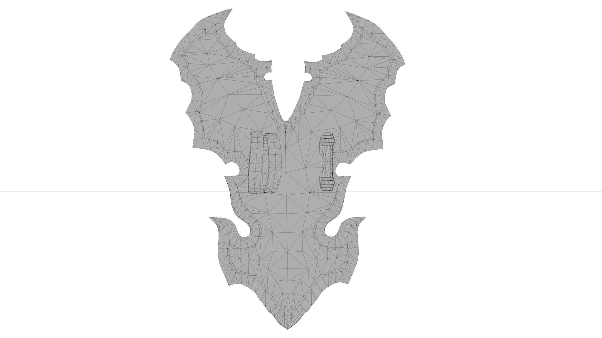 shield set 3 man holding and sword Low-poly 3D model Low-poly 3D model_15